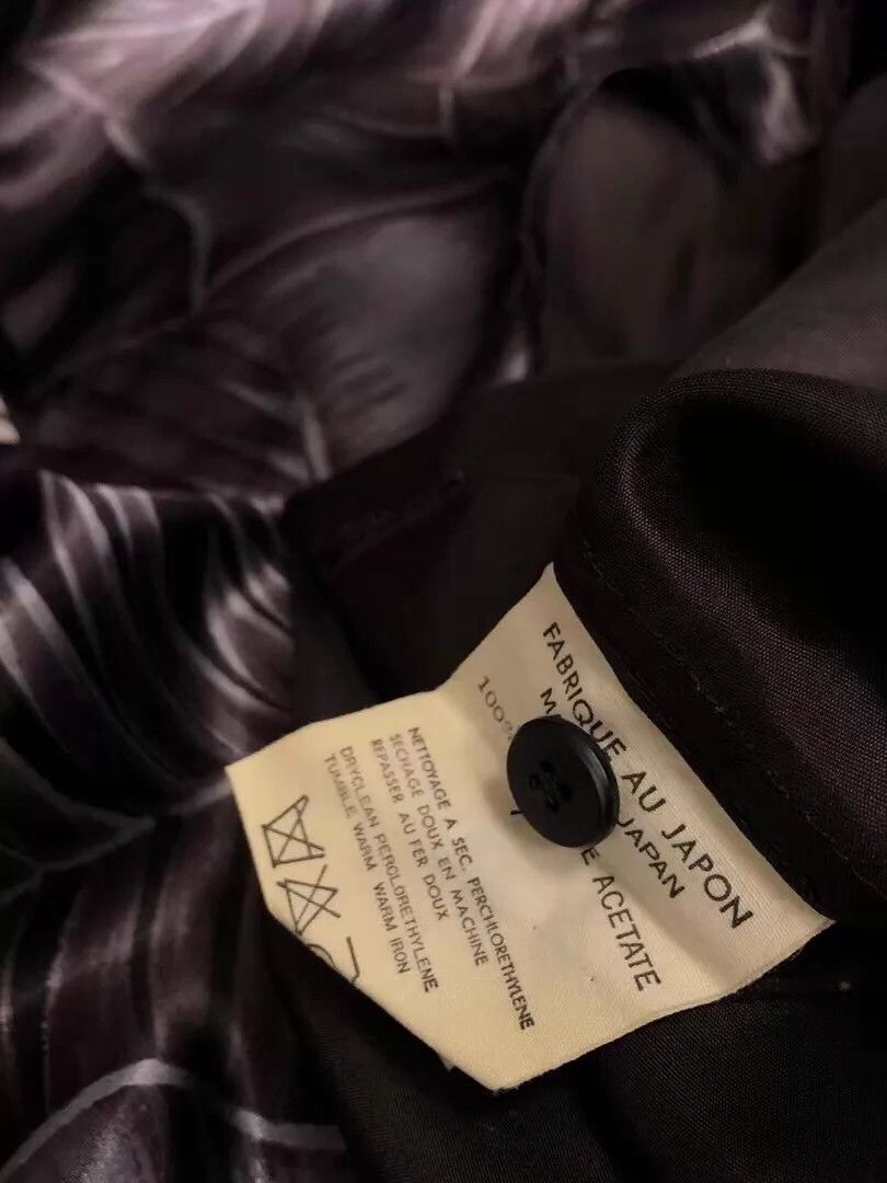 Yohji Yamamoto Yohji Yamamoto 1985SS Silver Palm Acetate L/S M Size US M / EU 48-50 / 2 - 6 Thumbnail