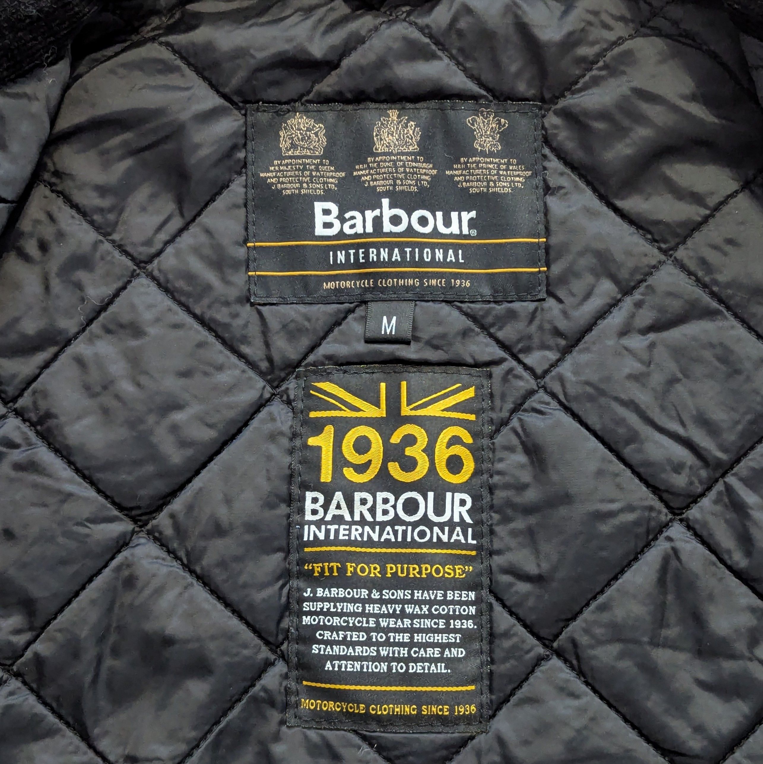 Barbour Barbour Winter Track International Wax Jacket Motorcycle Size US M / EU 48-50 / 2 - 10 Thumbnail