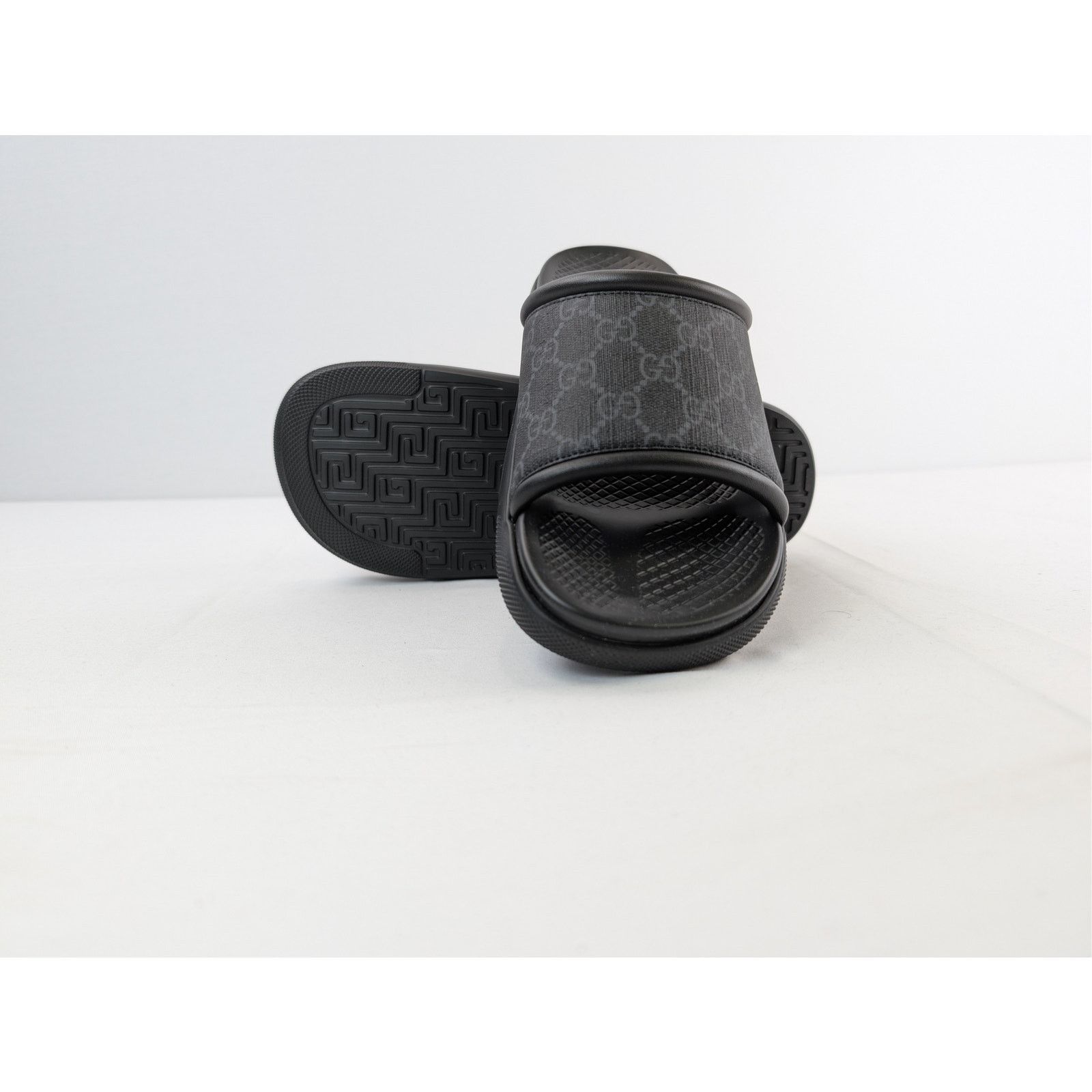 Gucci o1rshd1 Pursuit Supreme Slide Sandals Slippers in Black Size US 7.5 / EU 40-41 - 13 Thumbnail