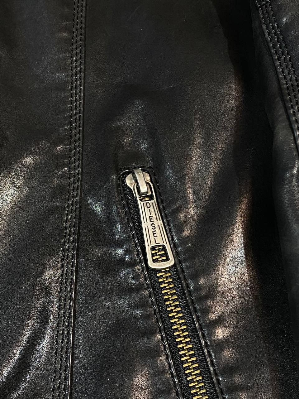 Diesel Diesel Men Leather Jacket Size US L / EU 52-54 / 3 - 14 Thumbnail