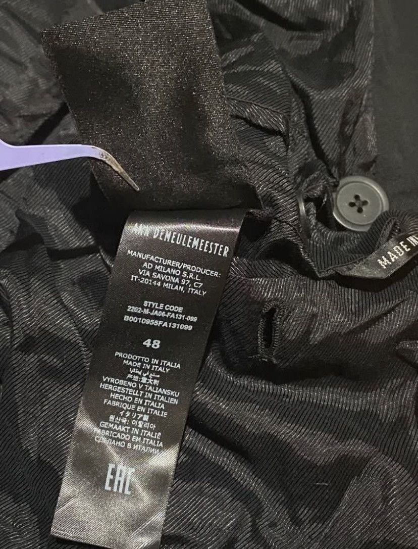 Ann Demeulemeester Ann Dem Size US M / EU 48-50 / 2 - 5 Thumbnail