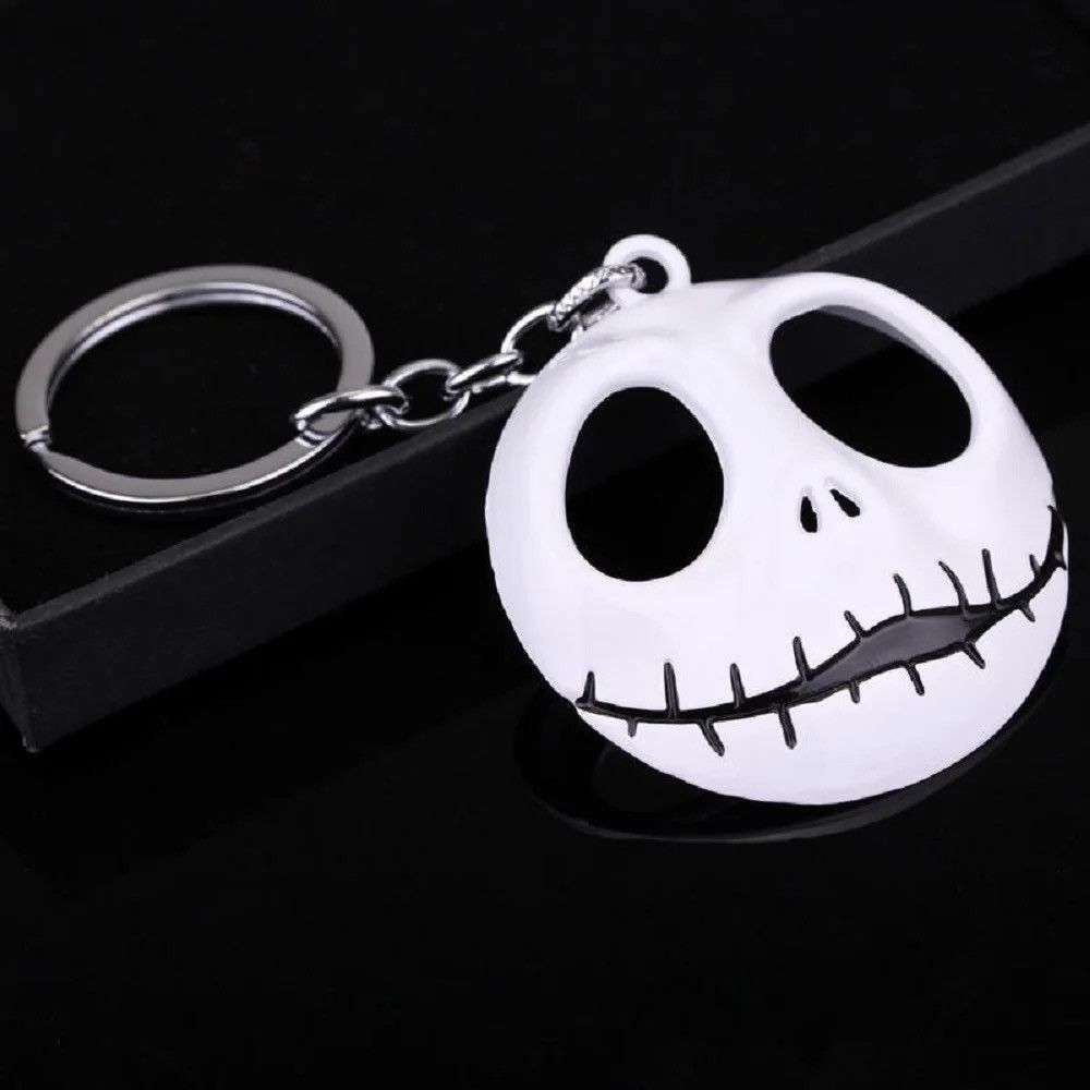 Vintage Retro Goth Nightmare Skull Keychain Size ONE SIZE - 3 Thumbnail