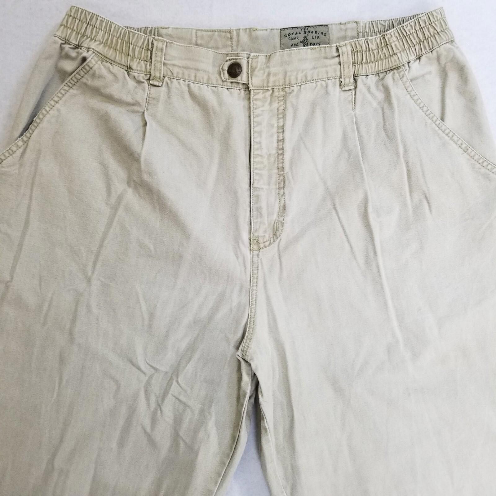 Royal Robbins Royal Robbins 40x27* Beige Wide Pants Original Size is 40x32 Size US 40 / EU 56 - 8 Thumbnail