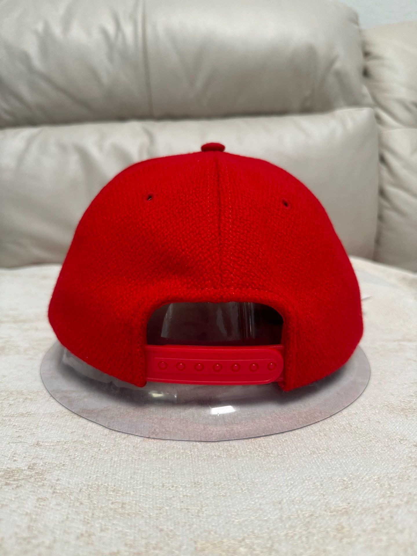 Celine Celine Letter Logo Red L Baseball Cap Size ONE SIZE - 3 Thumbnail