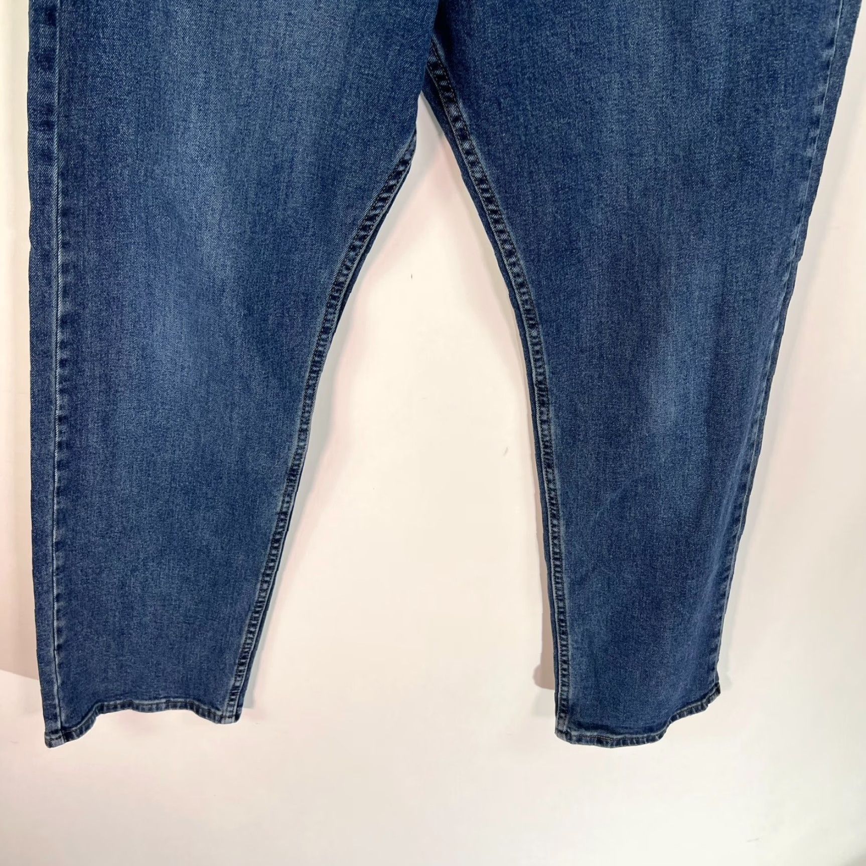 Wrangler Wrangler Jeans Relaxed Fit 34 Blue Straight Leg 34X30 Men Denim Wrangler Genuine 90s? Size US 34 / EU 50 - 3 Thumbnail