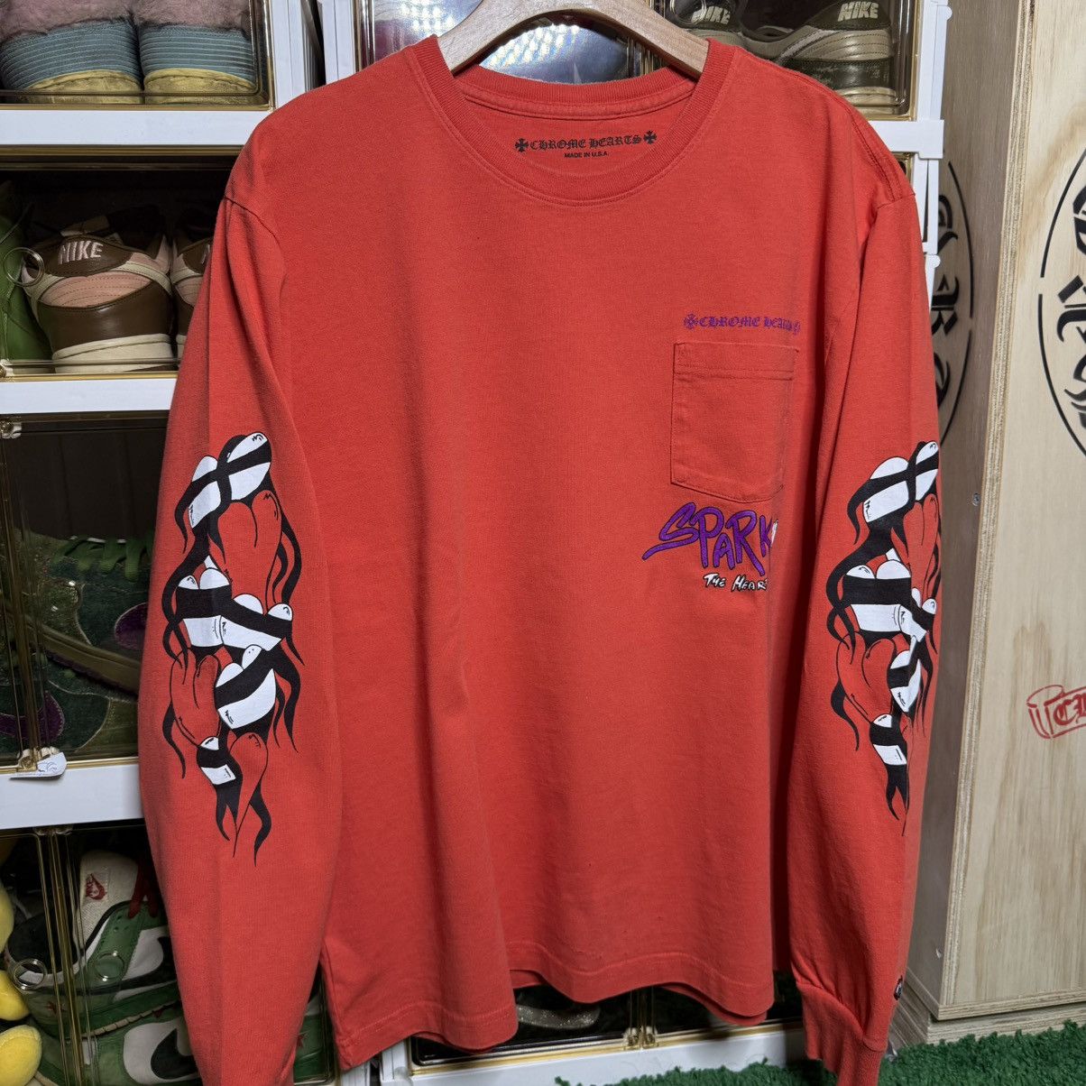 コラボ【CHROME HEARTS x MATTY BOY】Sadistic Lipstick Tシャツ CHROME HEARTS × MATTY BOY 2023SS Sadistic Lipstick Tee Size