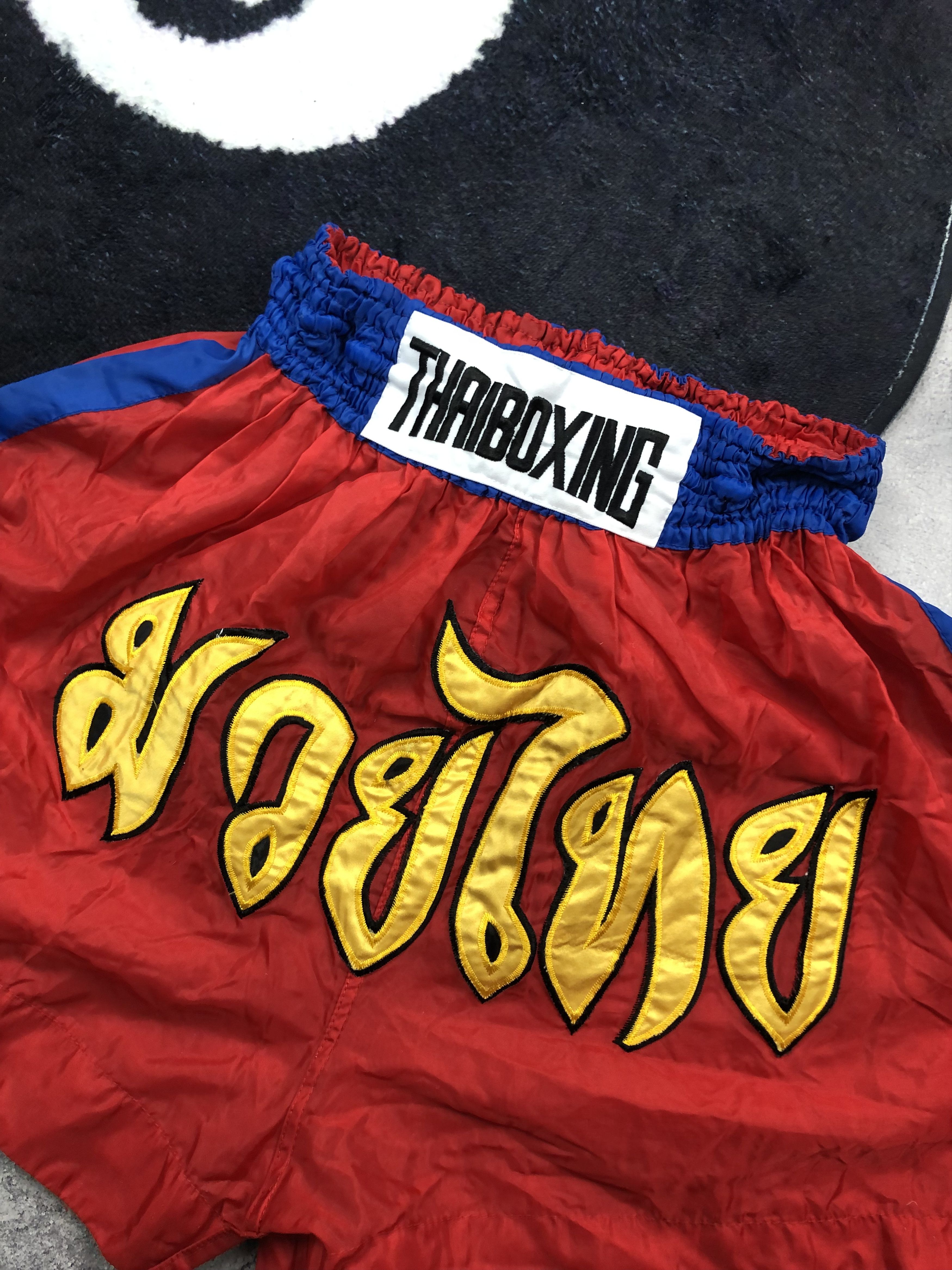 Other MUAI TAI Vintage Big Logo Hype Boxing Sportswear Shorts Size US 32 / EU 48 - 4 Thumbnail