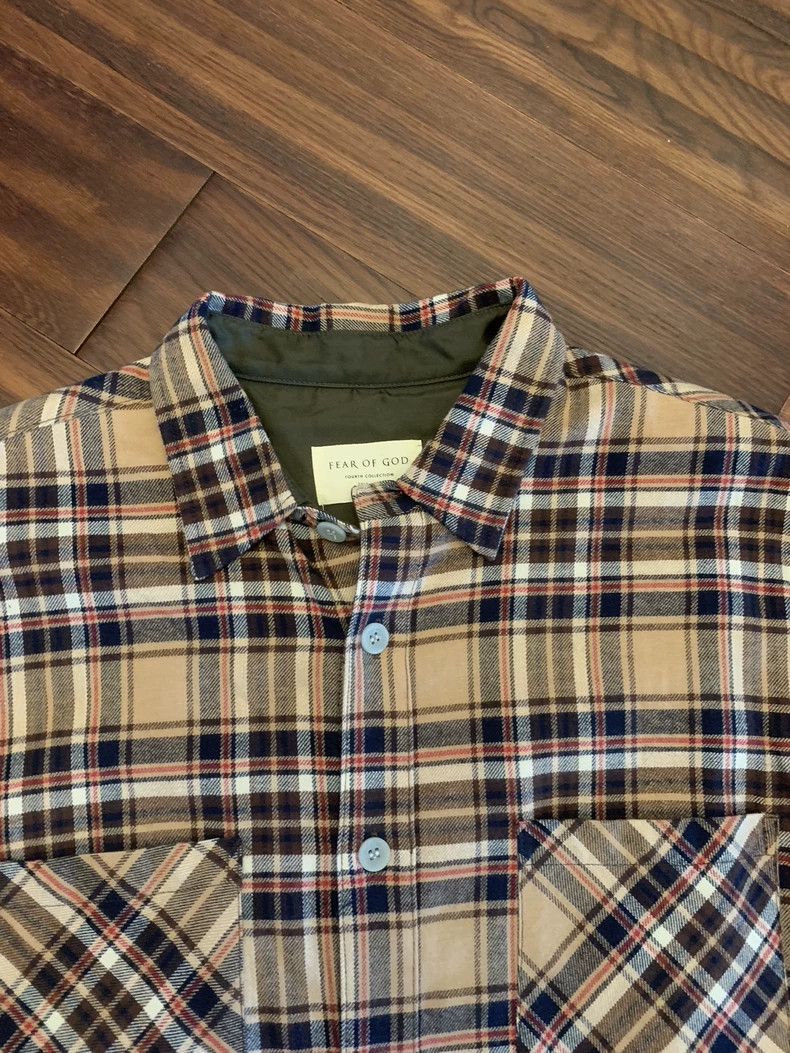 Fear of God Fear of God Plaid shirt with a shoulder Size US M / EU 48-50 / 2 - 4 Thumbnail