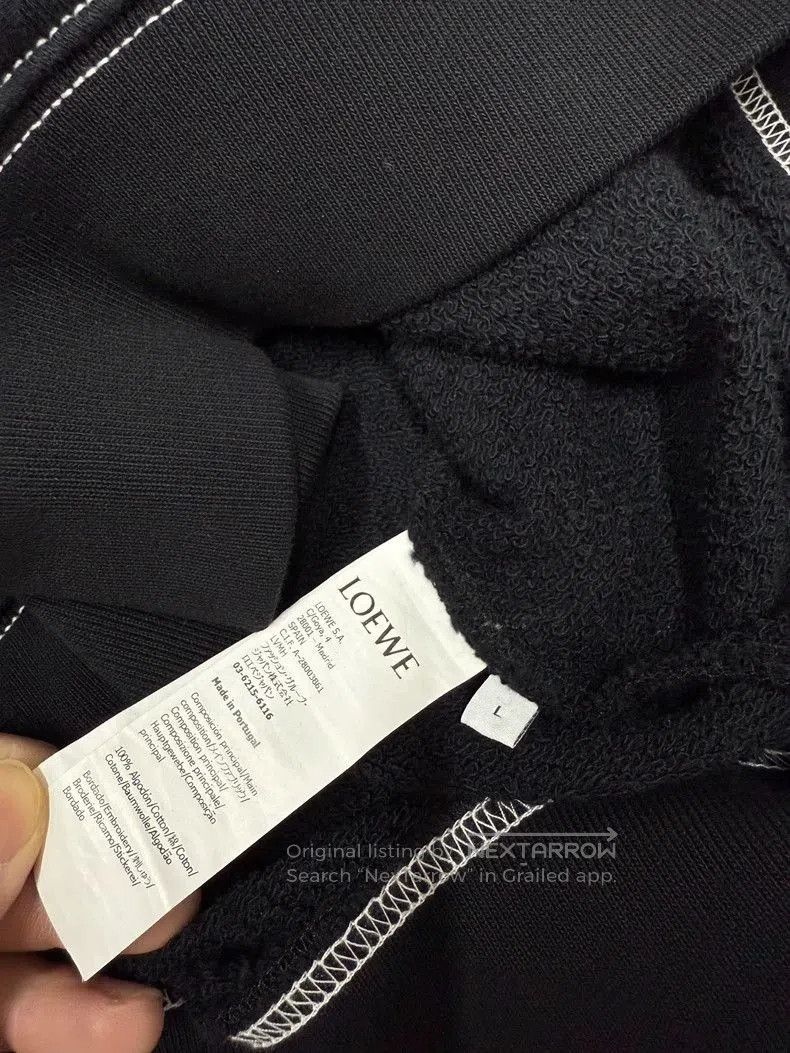 Loewe LOEWE Classic Logo Embroidered Hoodie. Size US L / EU 52-54 / 3 - 3 Thumbnail