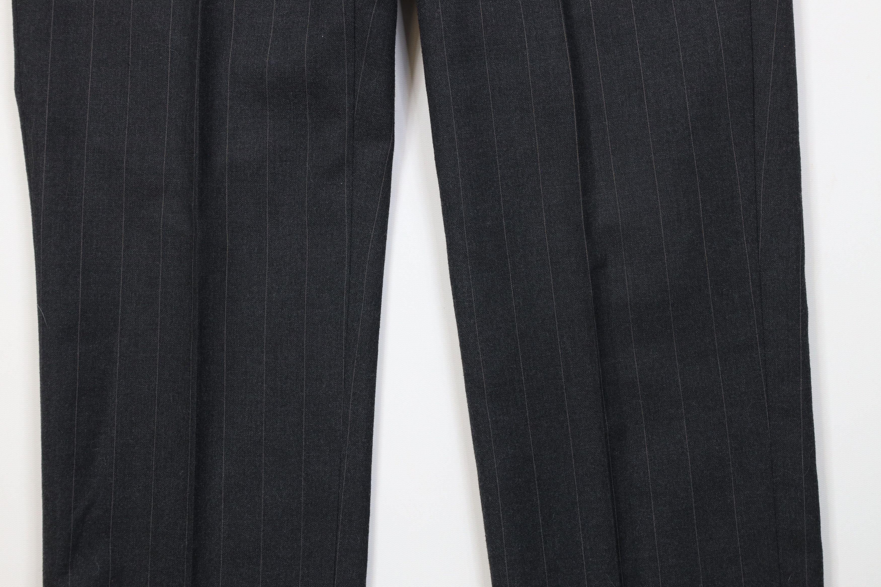 Vintage Vintage 70s Streetwear Knit Pinstriped Chino Pants Trousers Size US 34 / EU 50 - 3 Thumbnail