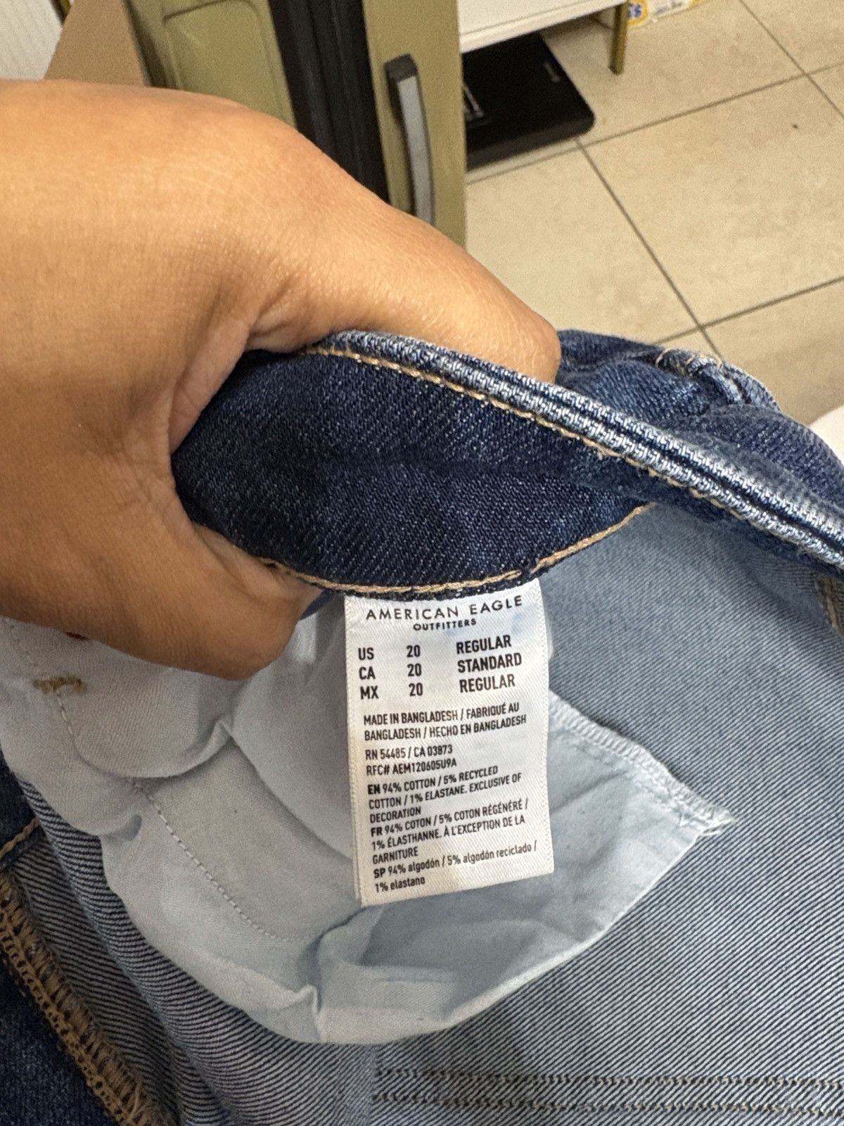 American Eagle Outfitters American Eagle Jeans Size 42" / US 20 - 2 Thumbnail