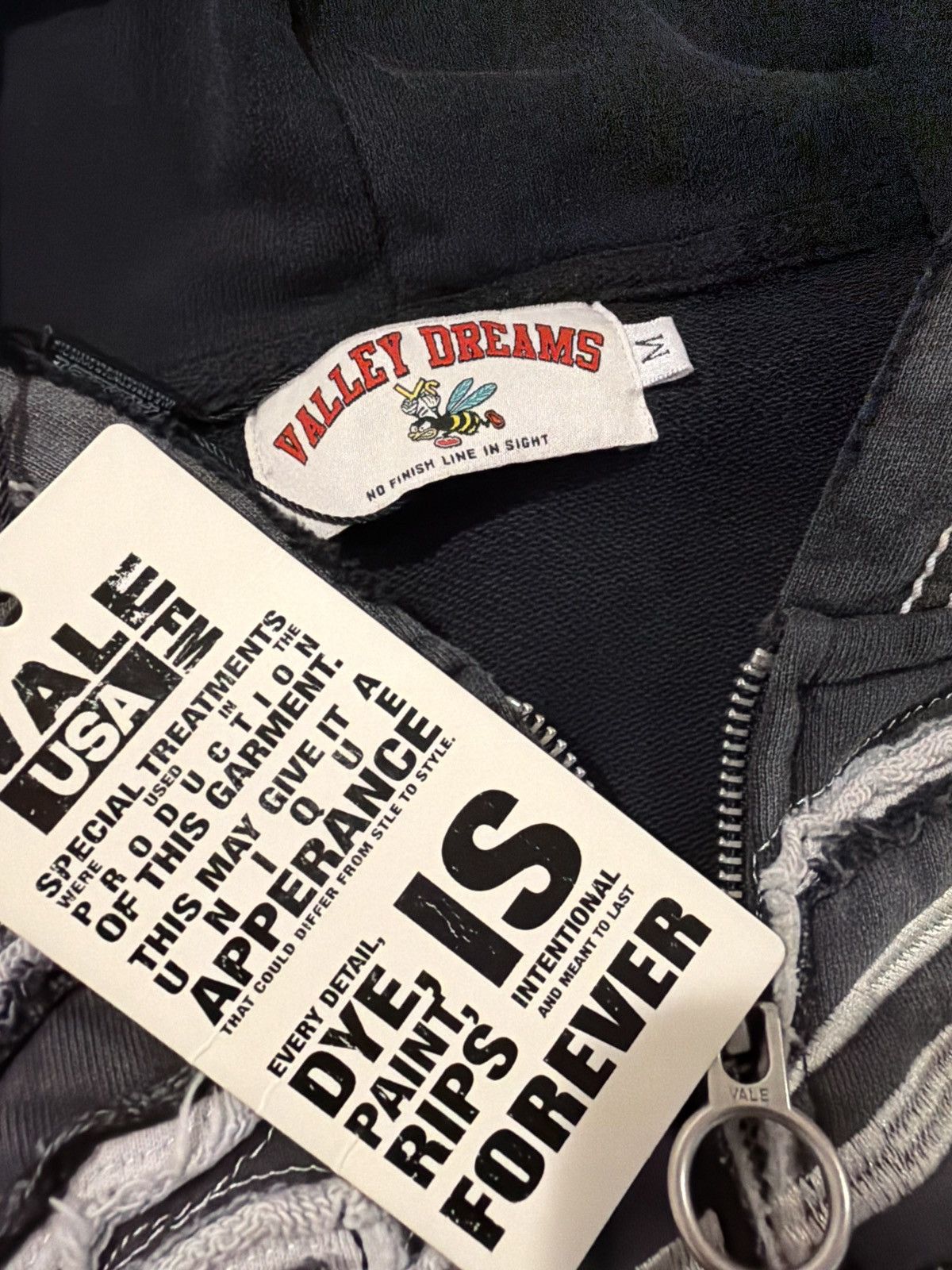 Vale Valley Dreams “Black Religion” Zip up Hoodie Size US M / EU 48-50 / 2 - 3 Thumbnail
