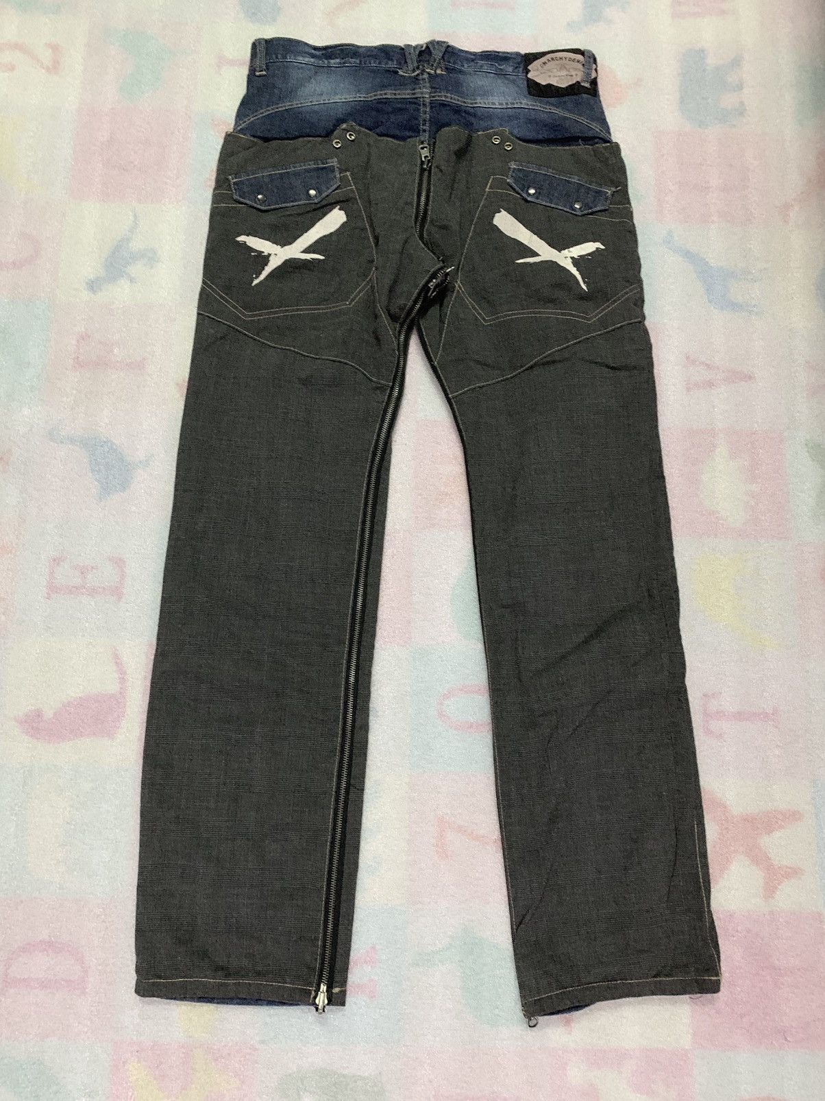 Japanese Brand × PPFM PPFM Anarchy Denim Reversible Size US 34 / EU 50 - 3 Thumbnail