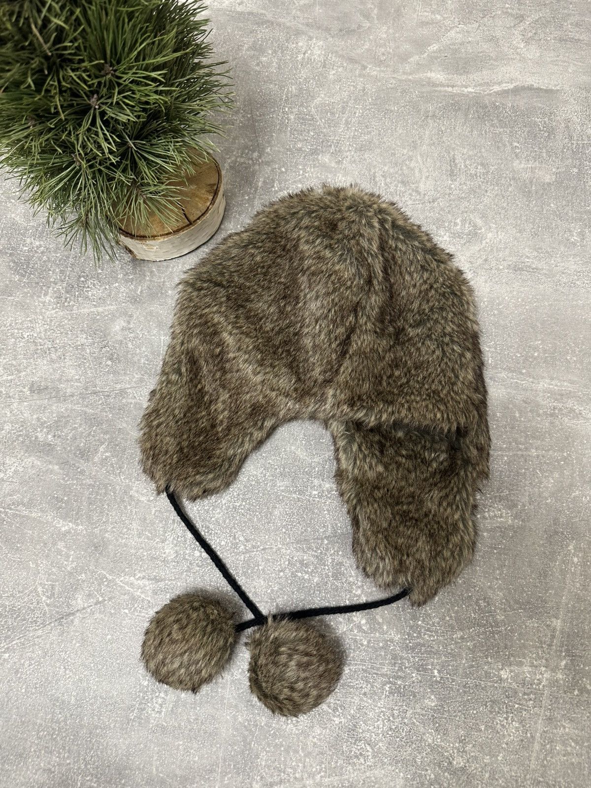Hysteric Glamour × Japanese Brand Crazy Y2k Mohair Fuzzy Hat Ushanka Punk Winter Size ONE SIZE - 2 Thumbnail
