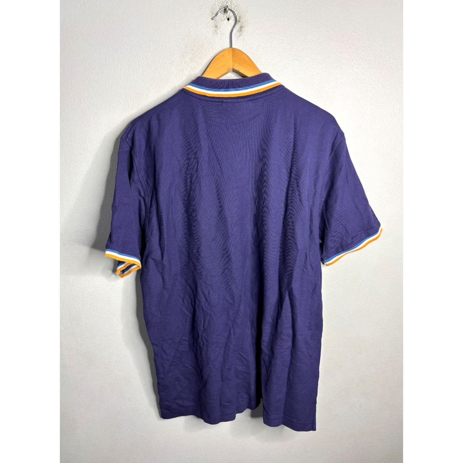 Psycho Bunny Psycho Bunny Polo Shirt Mens Size 8 100% Cotton Short Sleeve Purple 5395 Button-Down Embroidered Polo Shirt Mens Purple 8/10 Size US M / EU 48-50 / 2 - 4 Thumbnail