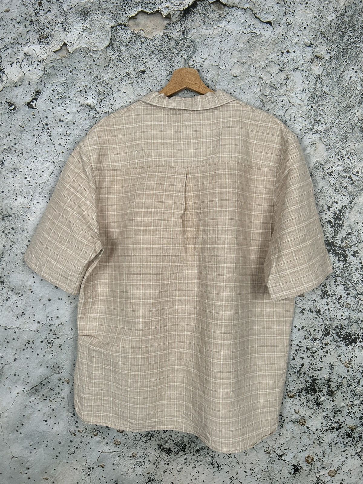 Cos COS Linen Brown Beige Shirt Summer Hawaiian Streetwear Size US L / EU 52-54 / 3 - 4 Thumbnail