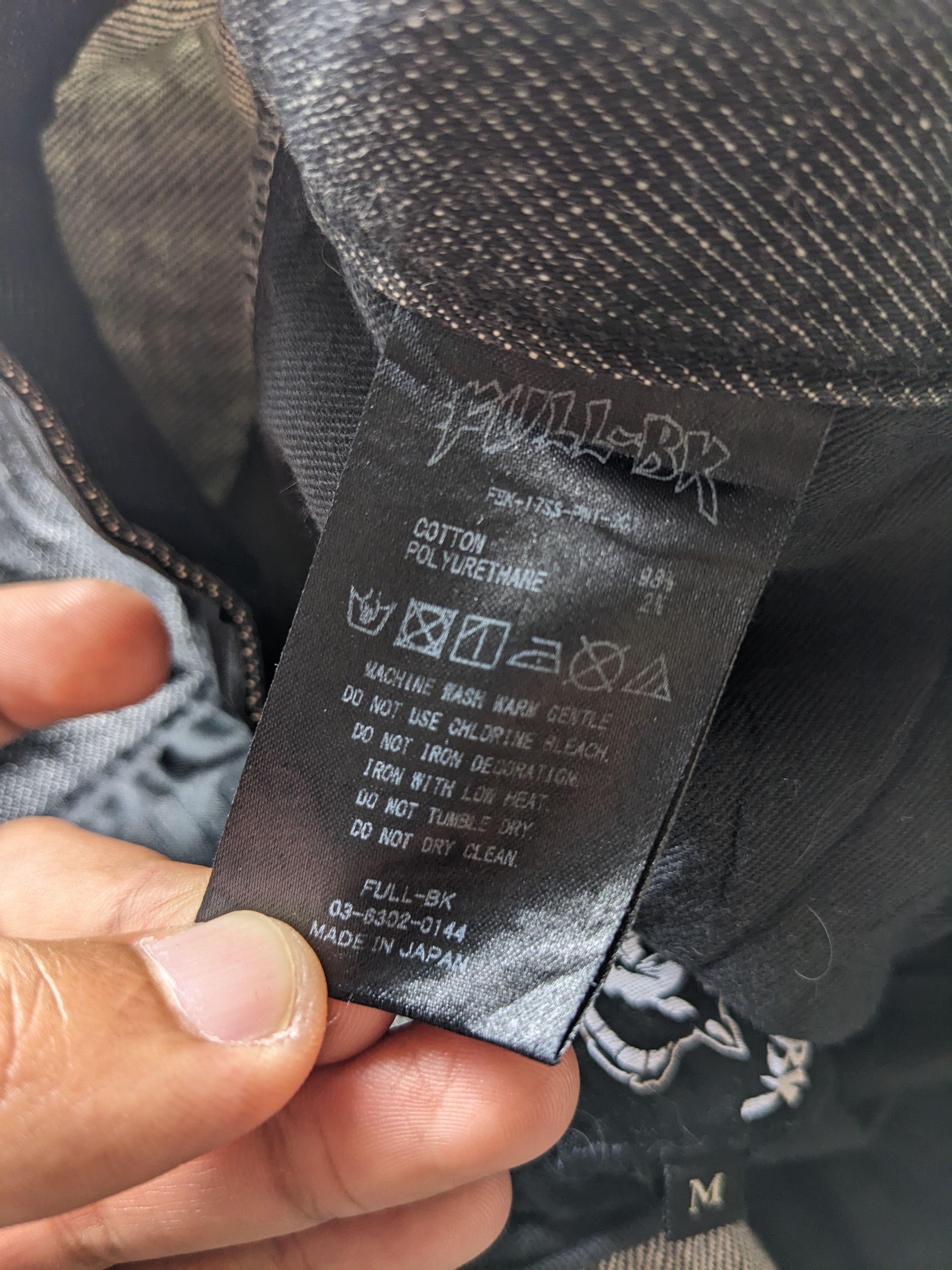 Denime × If Six Was Nine × Japanese Brand Full-Bk embellish zipper super black Size US 31 - 9 Thumbnail