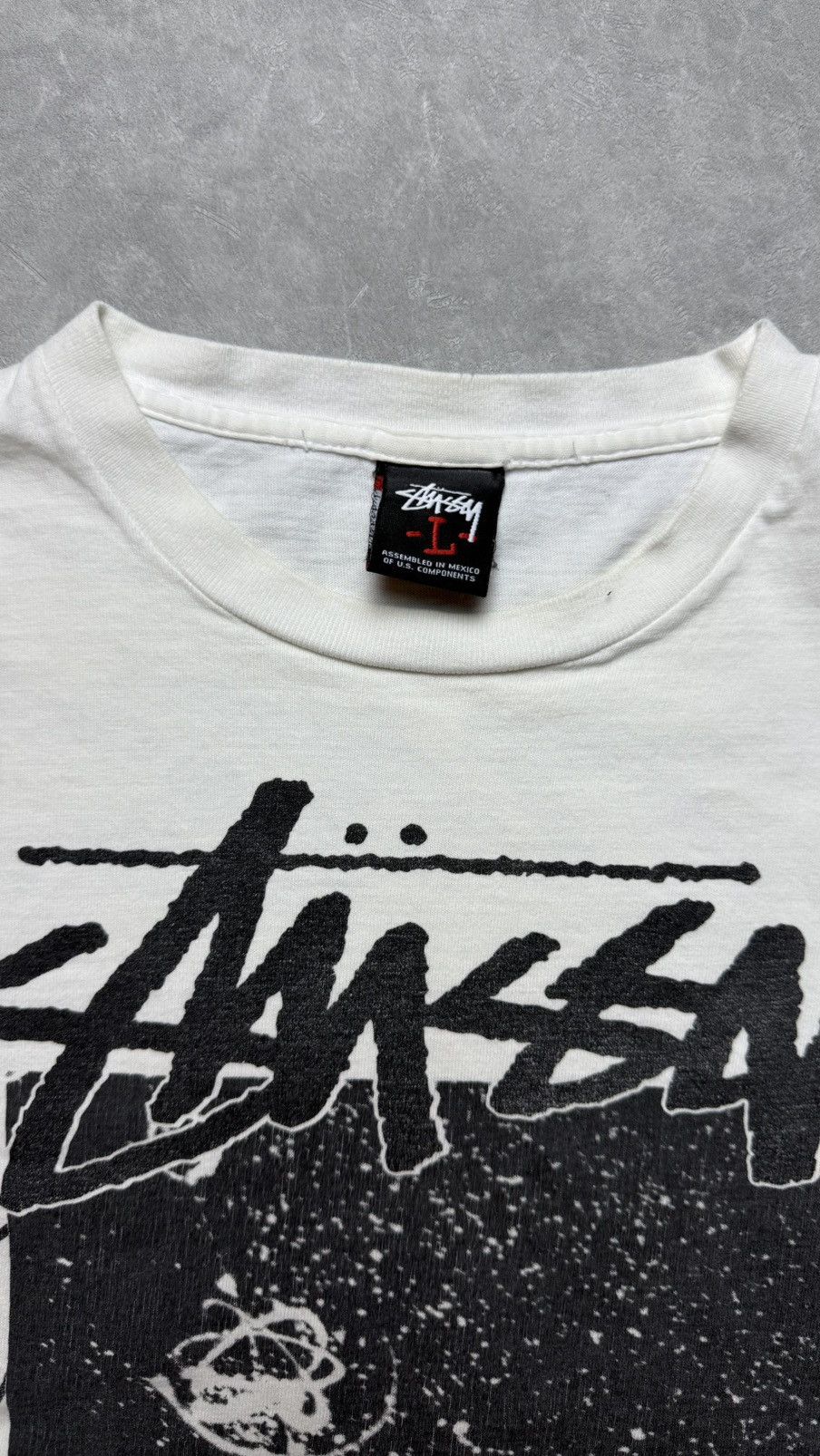 Stussy Rare Vintage Stussy x Futura Laboratories T Shirt Size US L / EU 52-54 / 3 - 5 Thumbnail