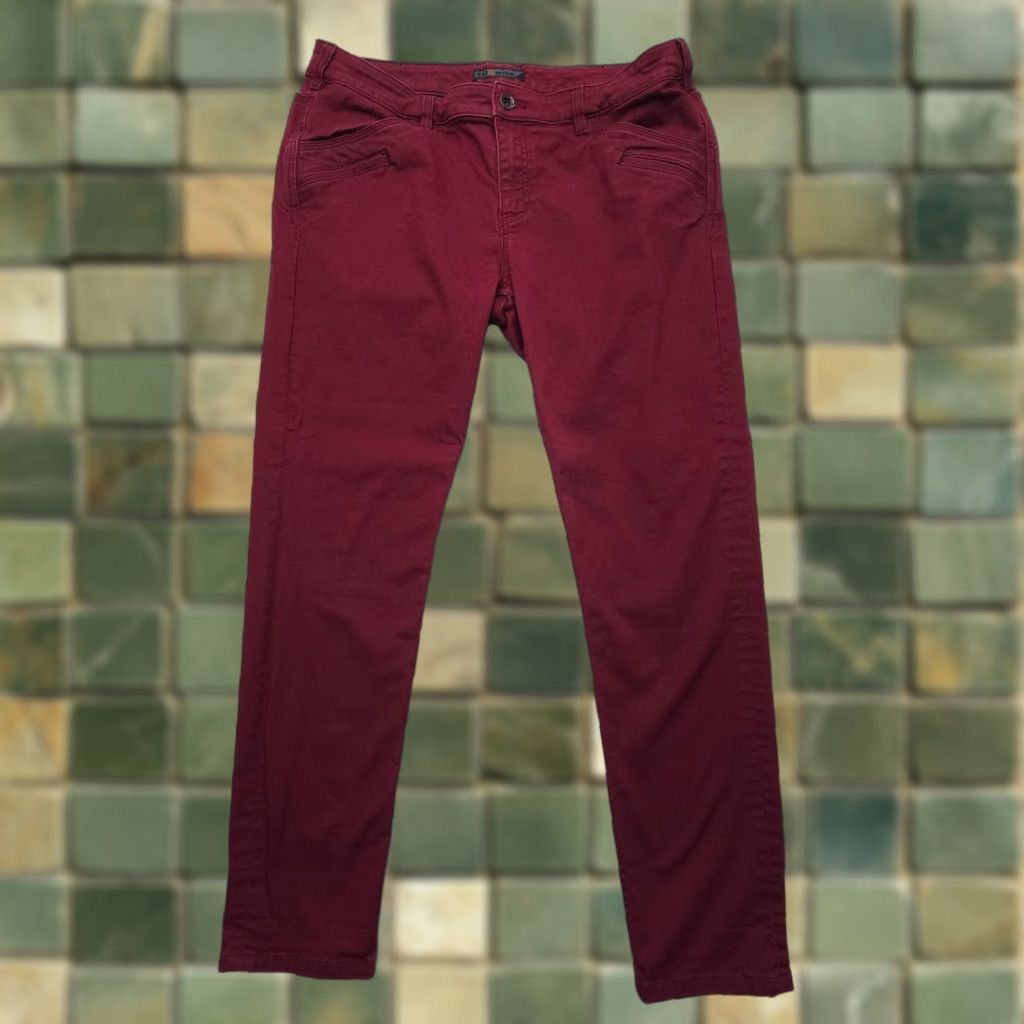 Vintage 5.11 Tactical Defender Flex Pants Women Slim Chino 16 Red 29" Inseam Casual Workwear Womens Size 38" / US 16 / IT 52 - 1 Thumbnail