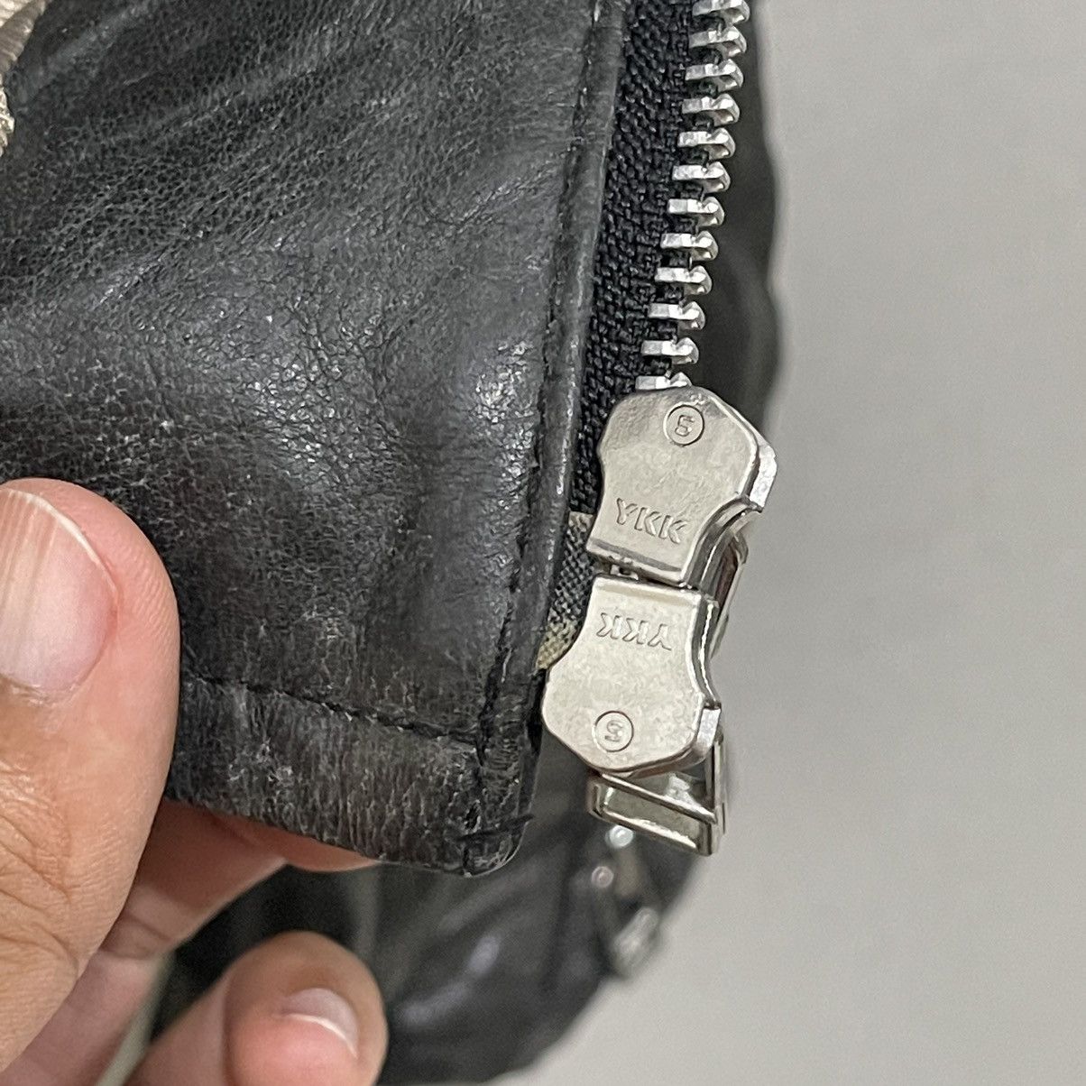 Vanquish × Vintage Vintage VANQUISH Leather Motorcycle Rider Zipper Jacket Size US M / EU 48-50 / 2 - 17 Thumbnail