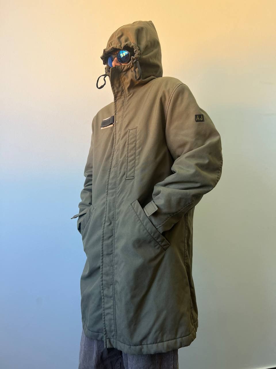 Giorgio Armani Vintage 1990s Armani Lined Military Parka Size US XL / EU 56 / 4 - 1 Thumbnail