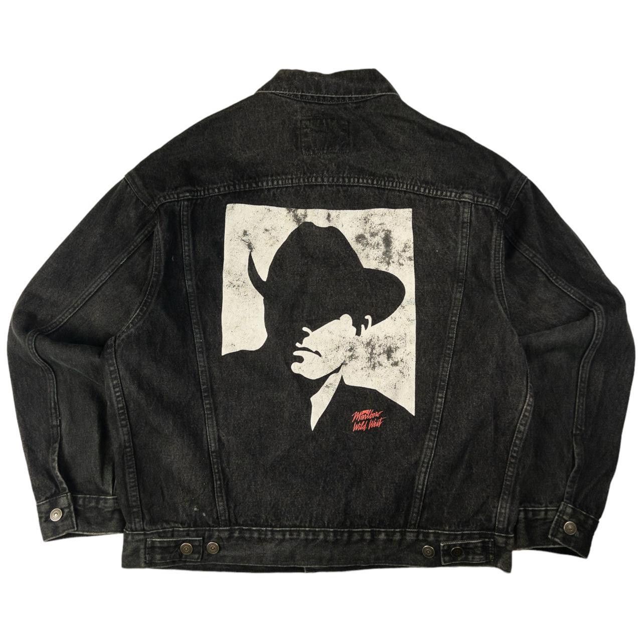 Marlboro Vintage Marlboro Wild West Printed Denim Jacket Size L Size US L / EU 52-54 / 3 - 1 Thumbnail