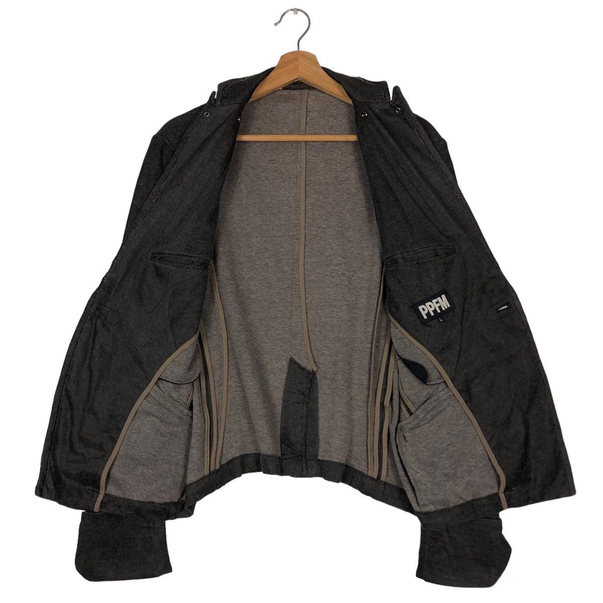 If Six Was Nine 🔥Bondage Biker Jacket PPFM Japan Made Chore Style Size US L / EU 52-54 / 3 - 13 Thumbnail