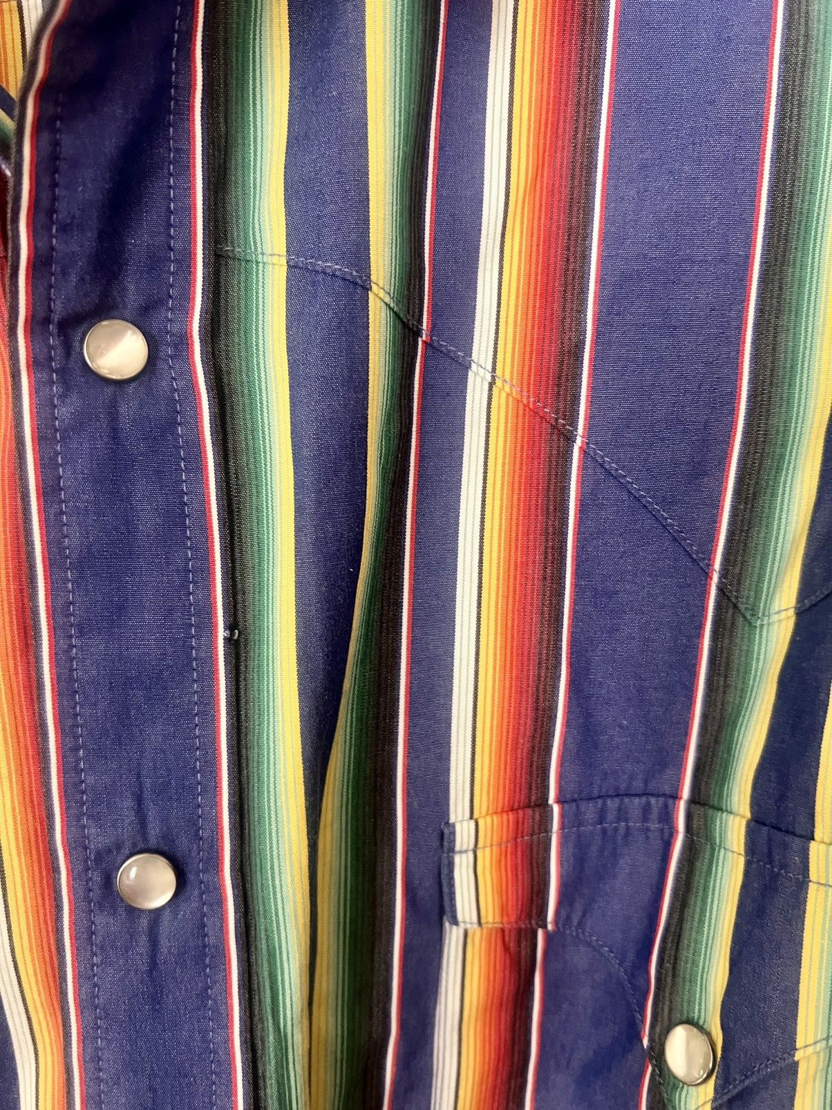 Polo Ralph Lauren Multi Stripe Western Snap shirt Size US XXL / EU 58 / 5 - 3 Thumbnail