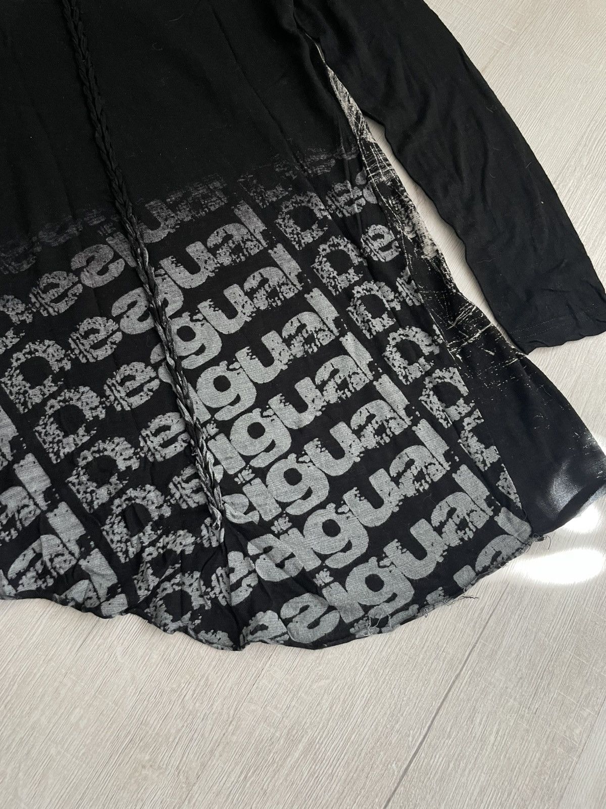 Desigual × If Six Was Nine Vintage Cyber Y2k Desigual Longsleeve Full Print 2000s Grung Size M / US 6-8 / IT 42-44 - 9 Thumbnail