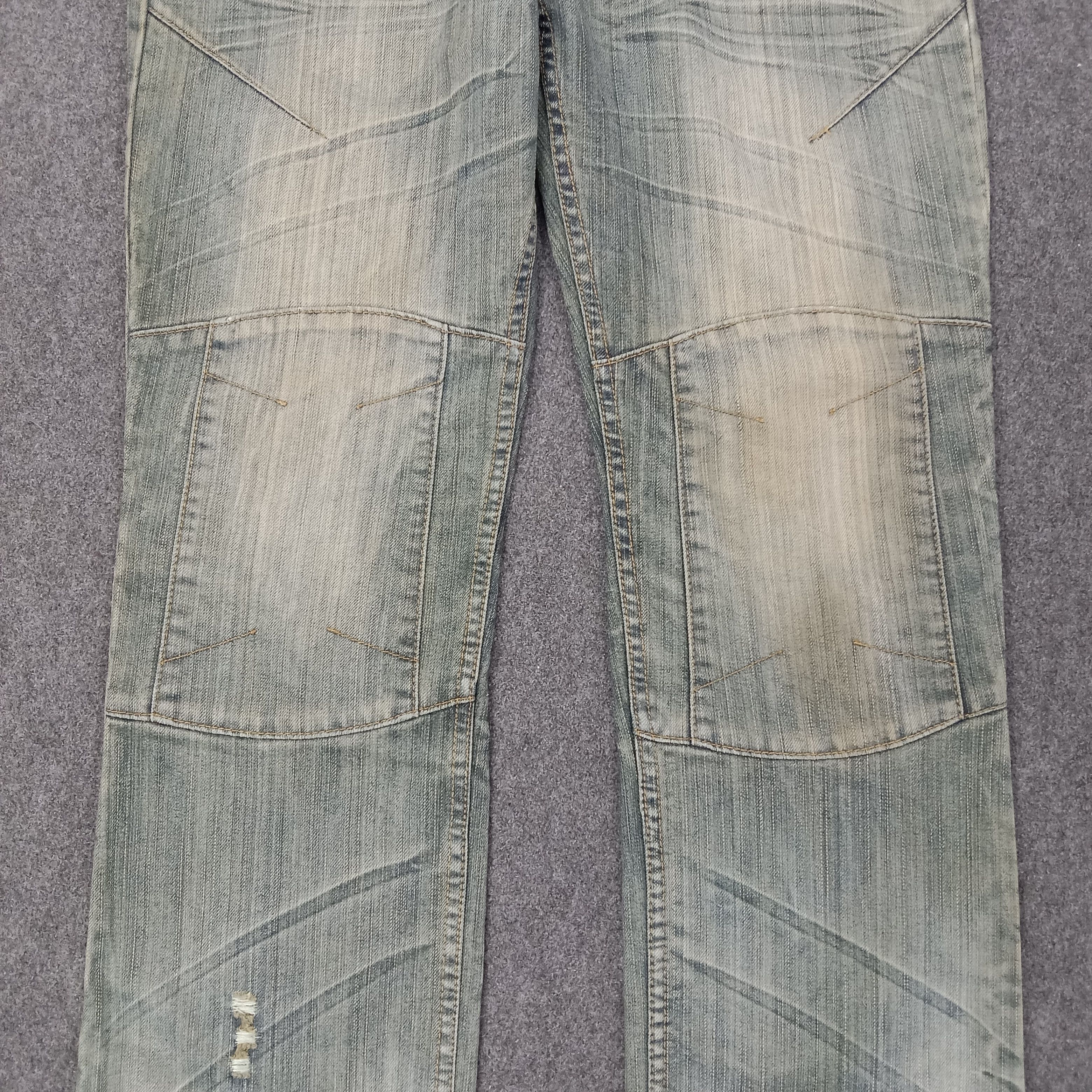 FUSAI F.U.S.A.I Focus USA Bikers Knee Denim Jeans C258N25 Size US 32 / EU 48 - 9 Thumbnail