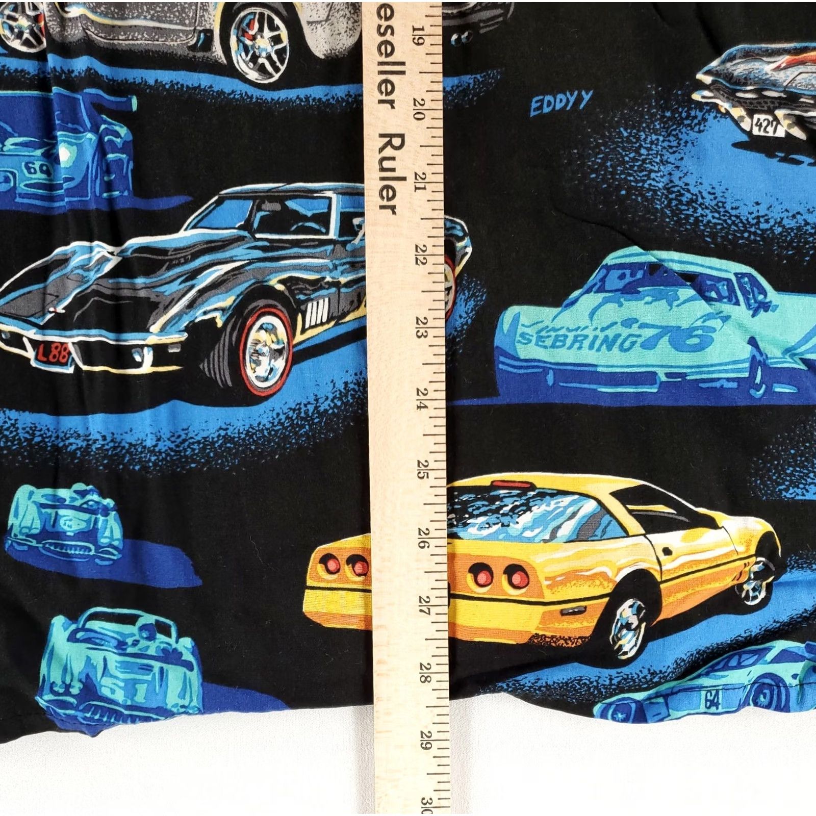 Reyn Spooner Reyn Spooner Corvette Short Sleeve Button Up Shirt Black AOP Mens XL Size US XL / EU 56 / 4 - 4 Thumbnail