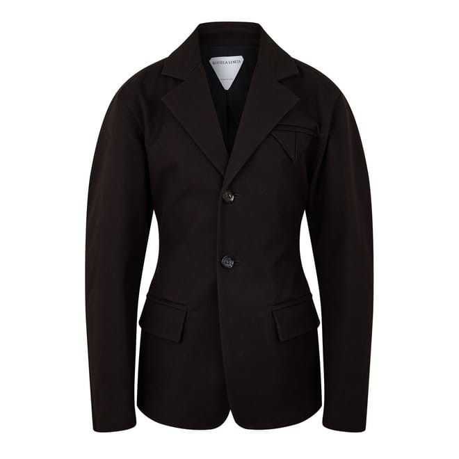 Bottega Veneta Bottega Veneta Bomber Short Regular Fit Jacket in Brown Size S / US 4 / IT 40 - 1 Thumbnail
