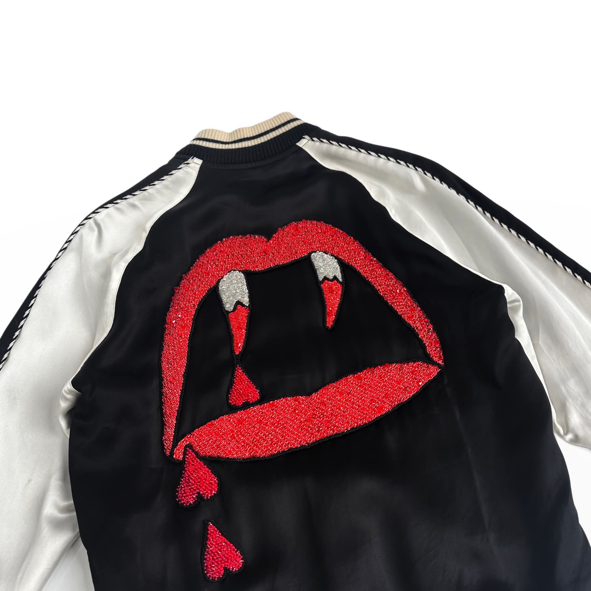 Hedi Slimane × Saint Laurent Paris HEDI SLIMANE X SAINT LAURENT BLOOD LUSTER VARSITY JACKET F38 Size S / US 4 / IT 40 - 5 Thumbnail