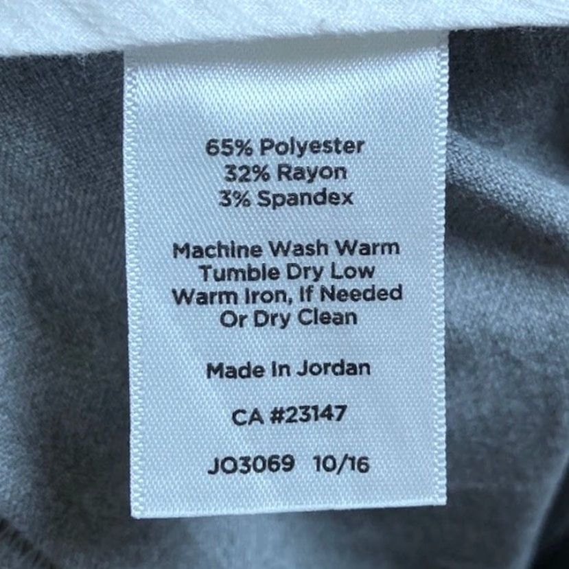 Talbots Talbots Womens Pants Gray High Rise Straight Leg Workwear Stretch 14 Size 36" / US 14 / IT 50 - 6 Thumbnail