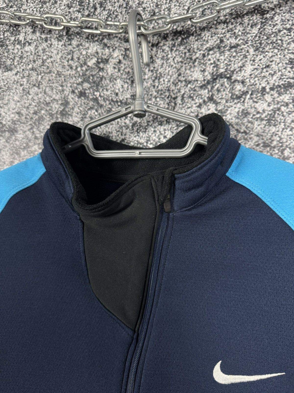 Nike Men’s Nike Fit Therma Cycling Full Zip Jacket Vintage Size L Size US L / EU 52-54 / 3 - 7 Thumbnail