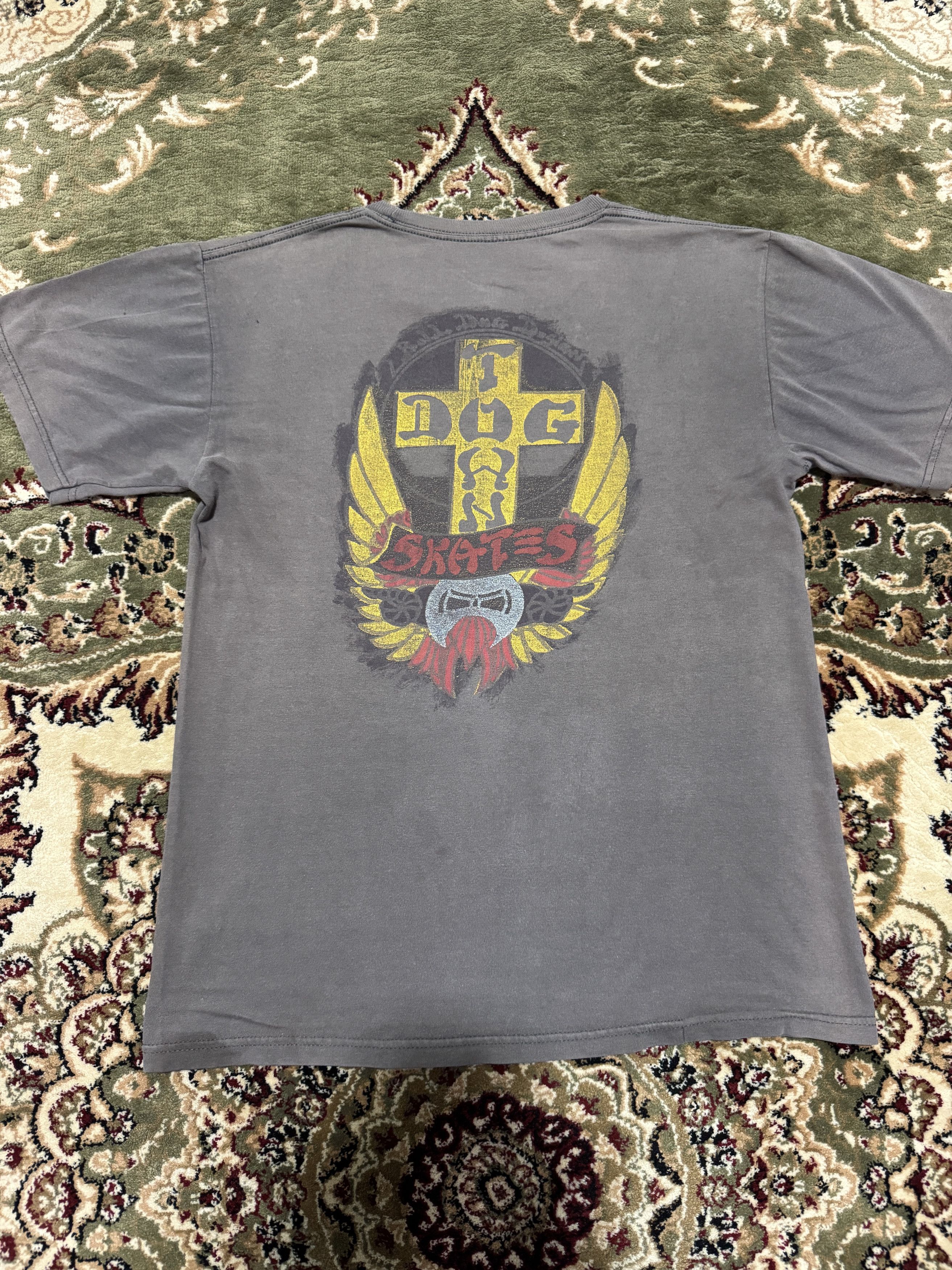 Dogtown × Shorty's Skateboards × Vintage Vintage Dog Town Skateboard Sun Faded T shirt Size US M / EU 48-50 / 2 - 1 Thumbnail