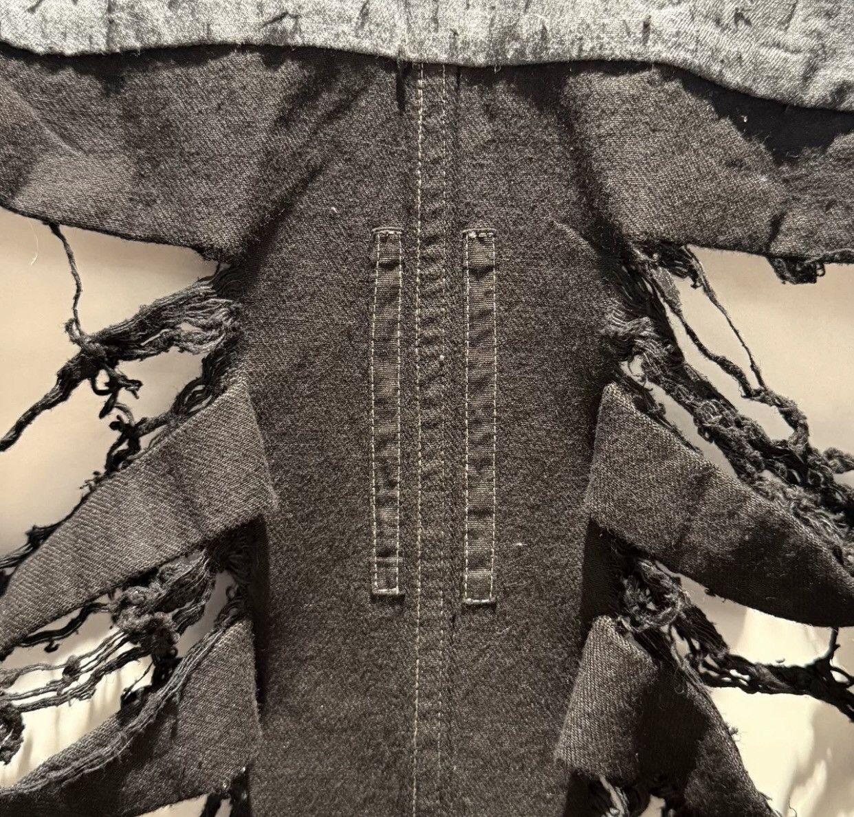 Rick Owens Rick owens double line waxing damages jacket2412-Nextarrow Size US S / EU 44-46 / 1 - 5 Thumbnail