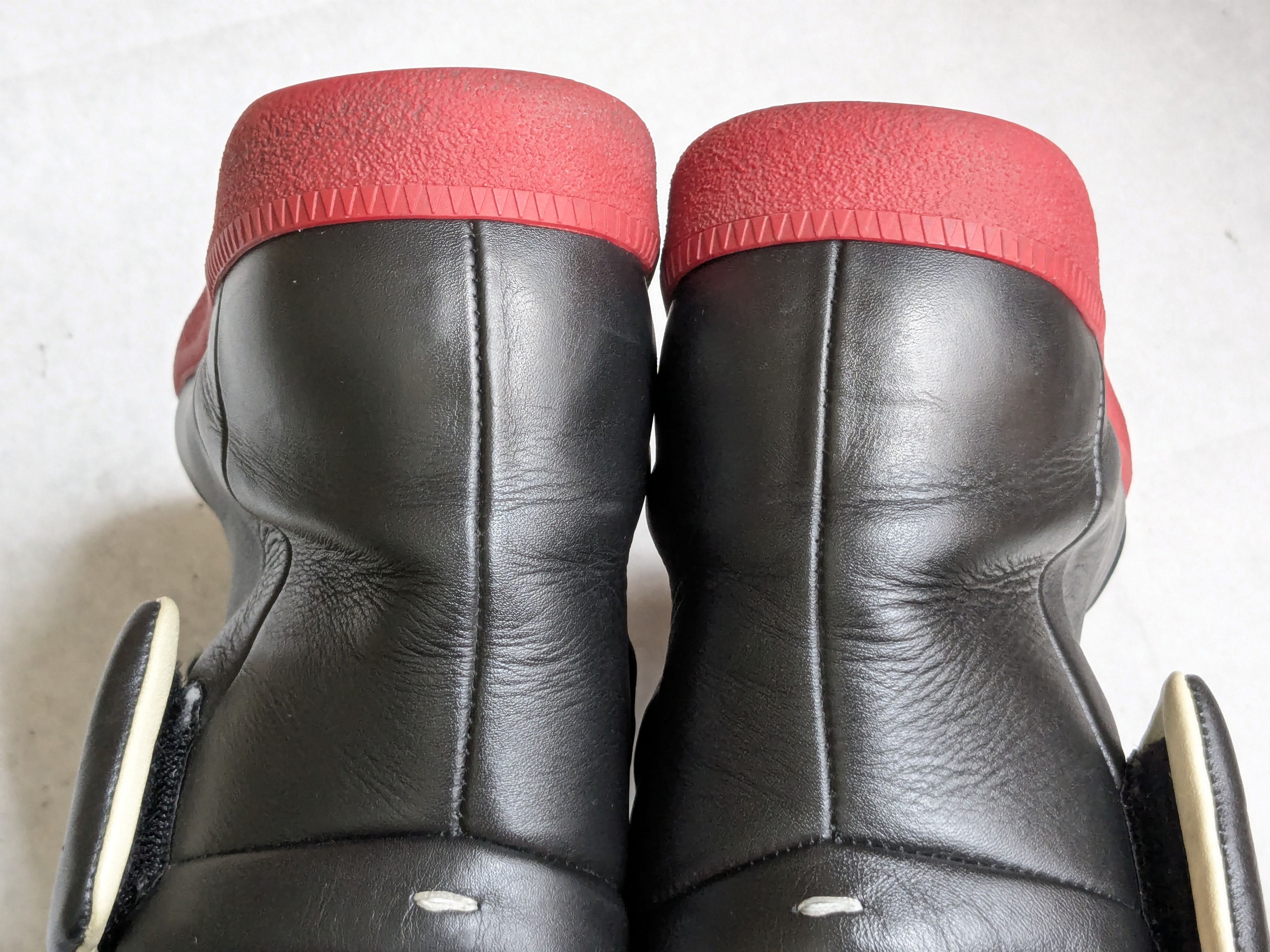 Maison Margiela Maison Margiela Future Black Red 11 44 Leather High Tops Size US 11 / EU 44 - 13 Thumbnail