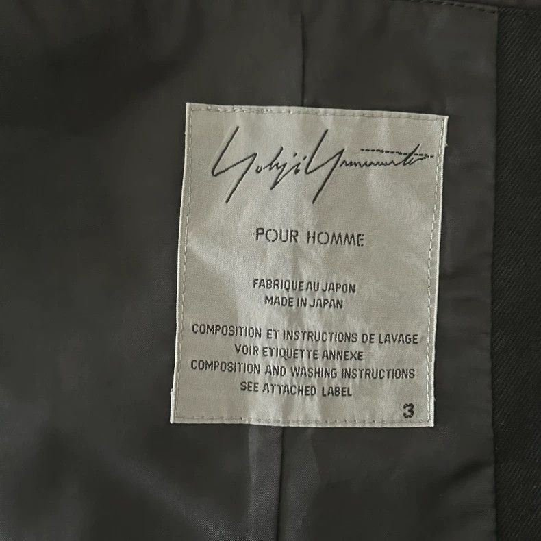 Yohji Yamamoto Yohji Yamamoto Yohji Yamamoto Multi-Pocket Black Blazer Size US M / EU 48-50 / 2 - 5 Thumbnail