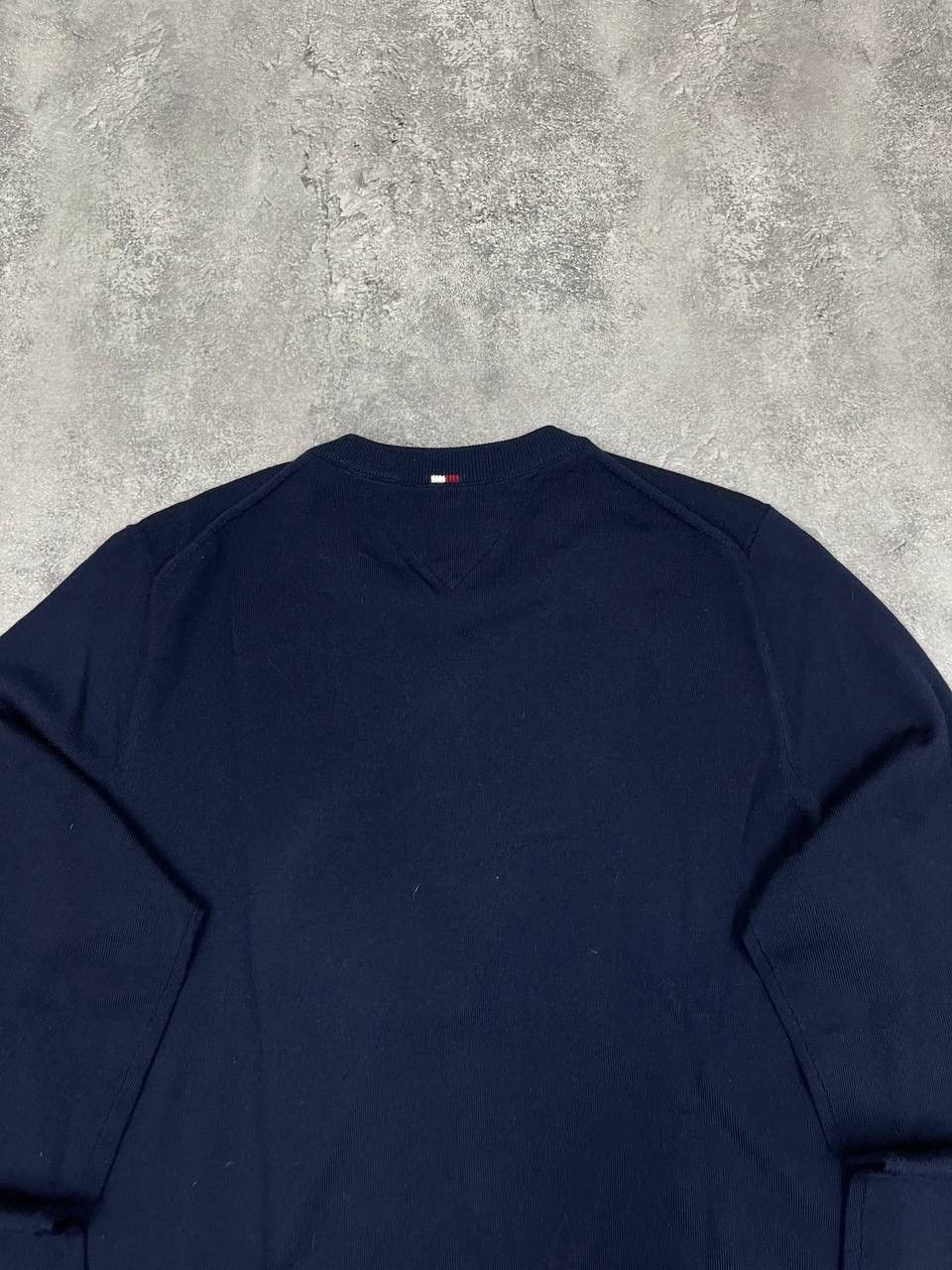 Tommy Hilfiger Tommy Hilfiger Men Merino Wool Knit Sweater Crew Neck Navy Size US L / EU 52-54 / 3 - 9 Thumbnail