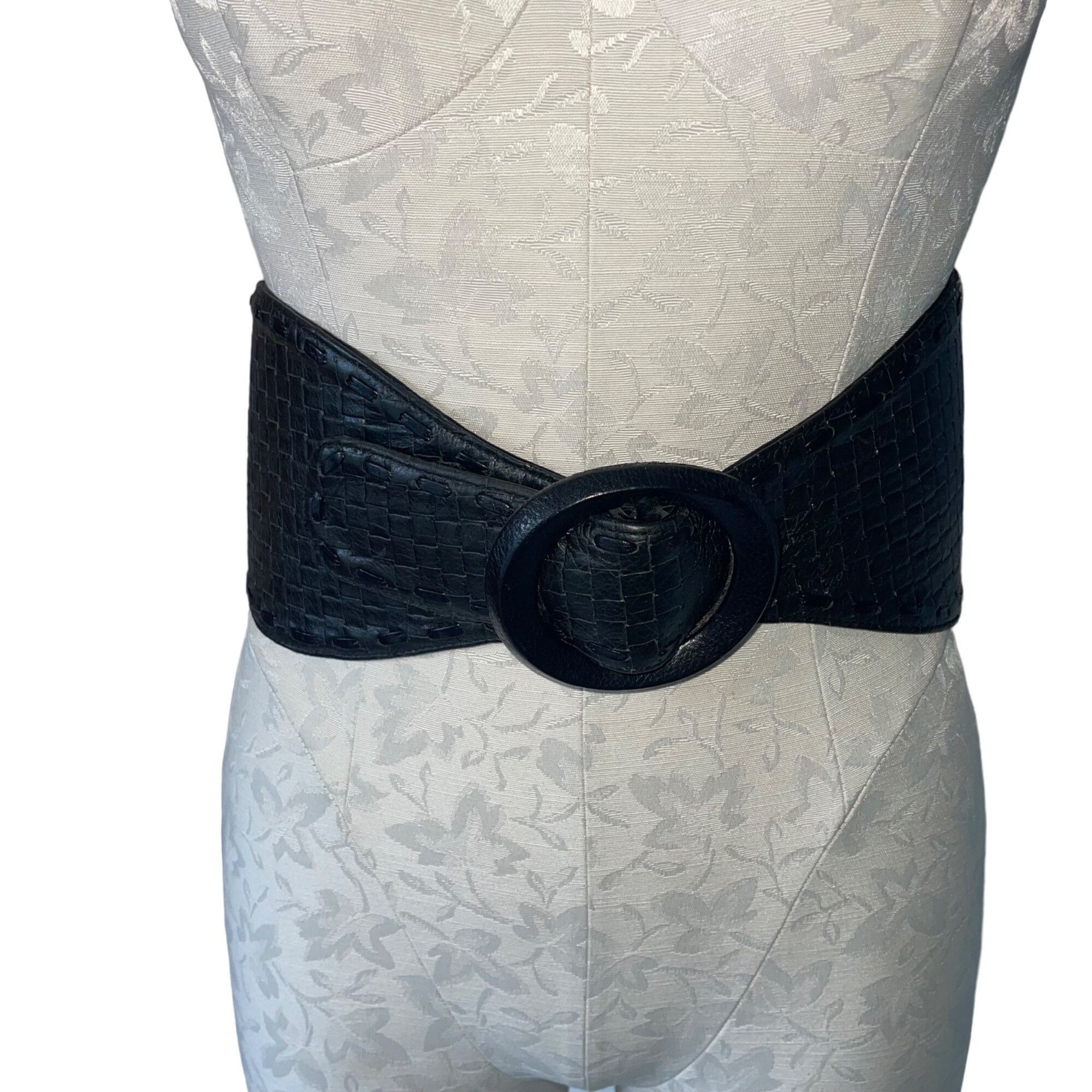 Betsey Johnson Womens Belt Size Small Black
