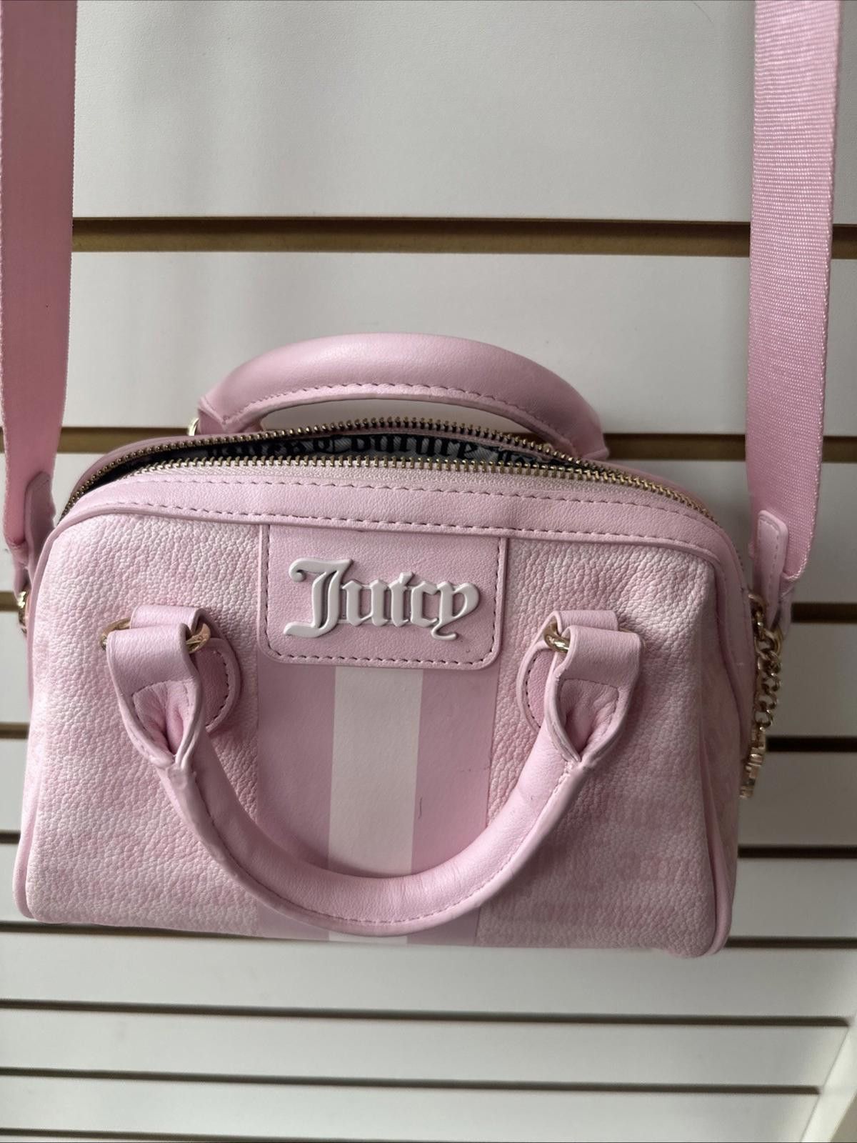 Juicy Couture Jeans Juicy Couture Powder Pink Satchel Shoulder Bag Size ONE SIZE - 2 Thumbnail