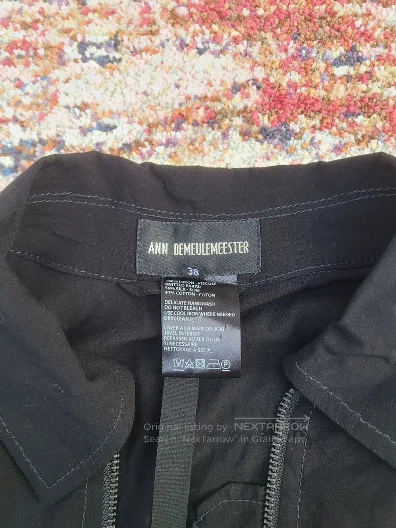 Ann Demeulemeester Ann Demeulemeester Silk Detachable Sleeve Jacket. Size US S / EU 44-46 / 1 - 8 Thumbnail