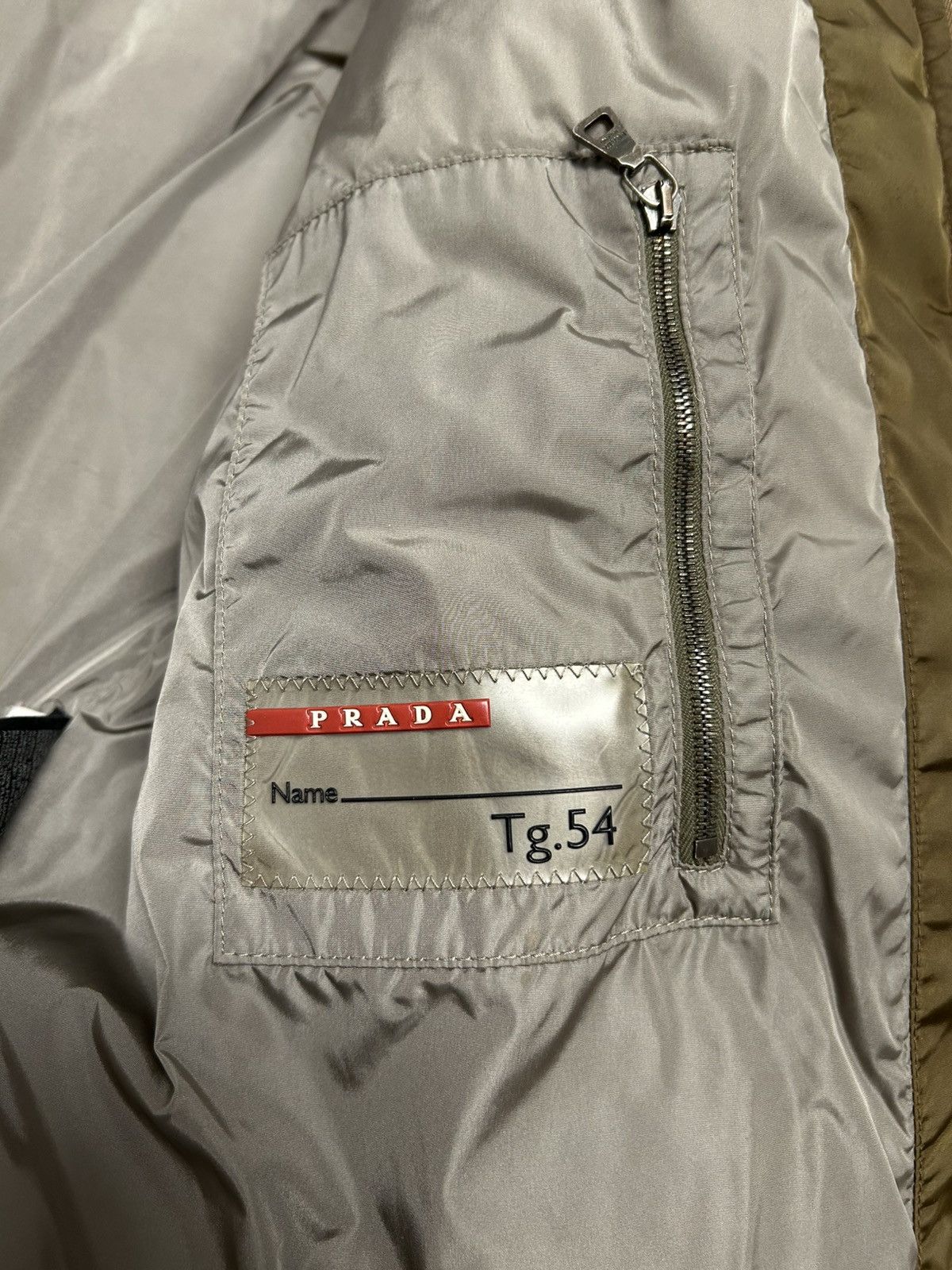 Prada FW2000 Shearling-Collar Puffer Bomber Size US L / EU 52-54 / 3 - 7 Thumbnail
