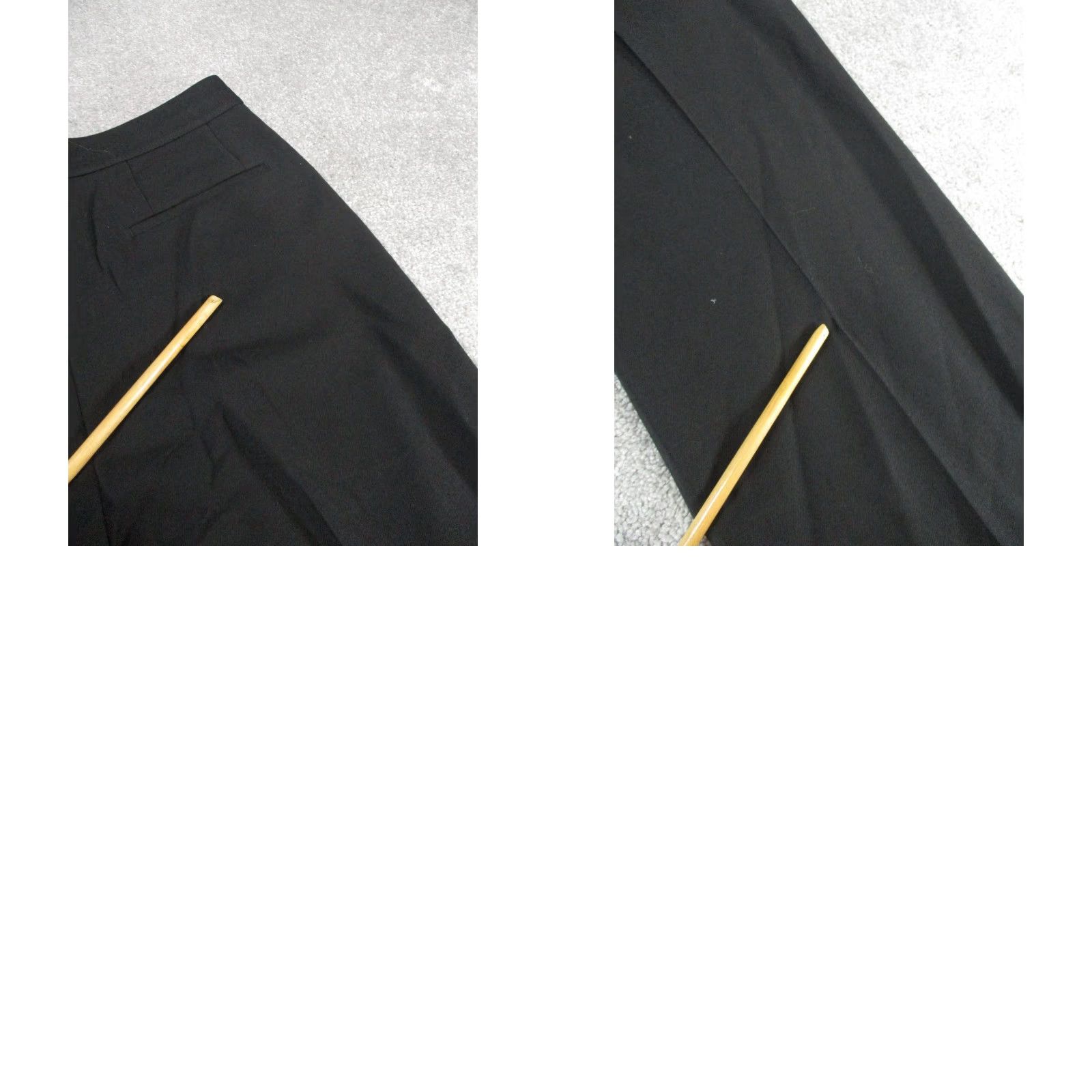 M.M.LaFleur MM.LaFleur Dress Pants Womens 8 Black Virgin Wool Blend Straight Leg Pilling Size 30" / US 8 / IT 44 - 10 Thumbnail