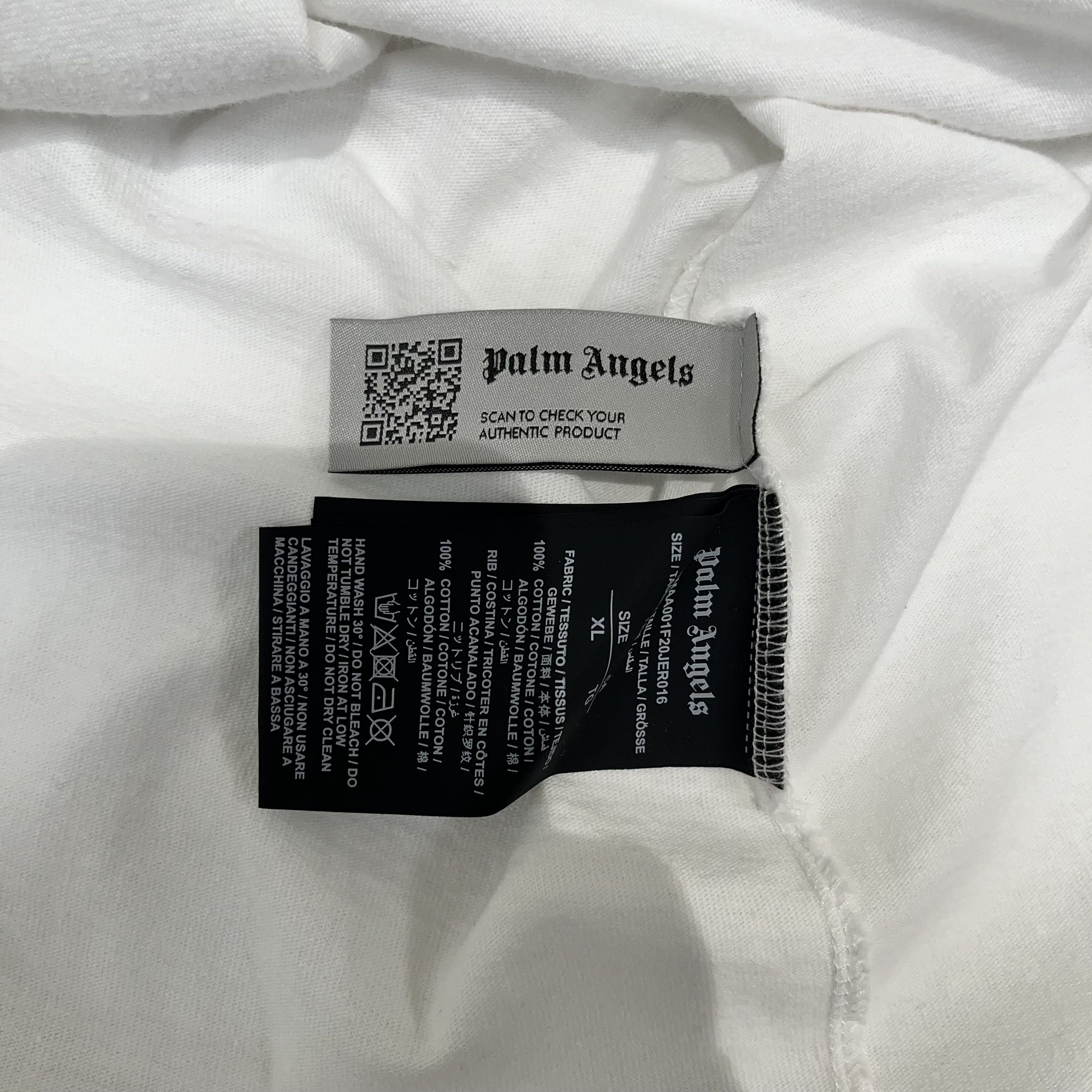 Palm Angels Palm Angels Sprayed Logo Tee Size US XL / EU 56 / 4 - 5 Thumbnail