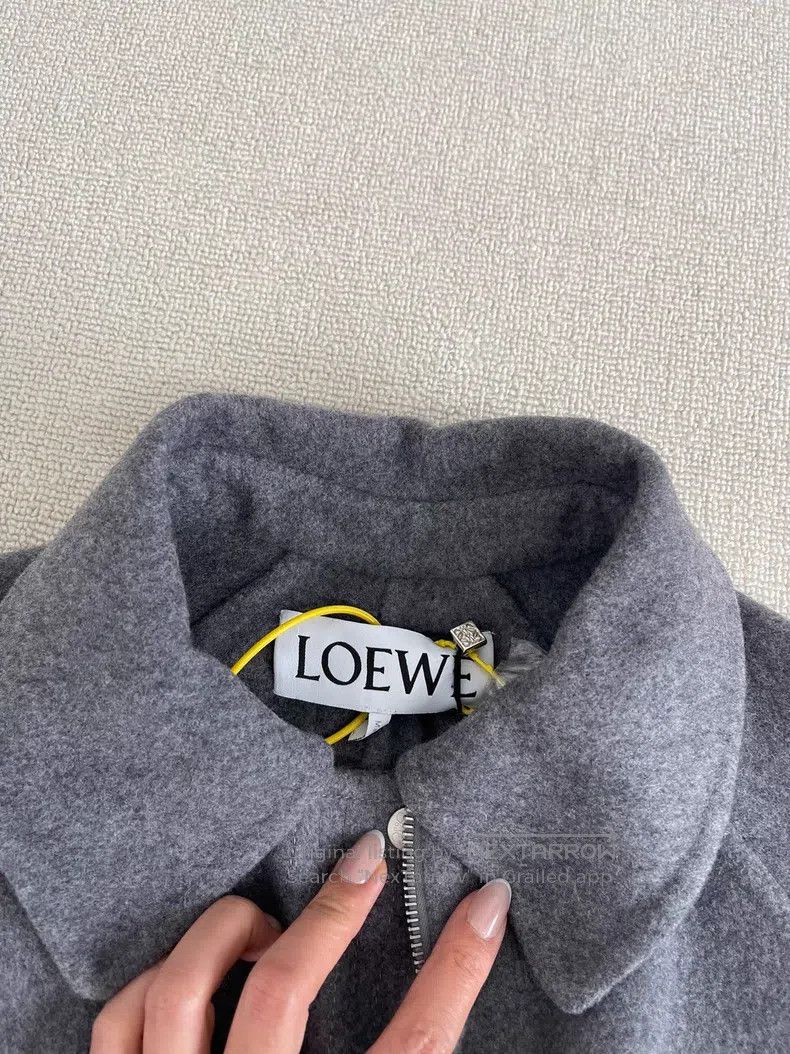 Loewe Loewe Loose Fit Long Sleeve Cashmere Coat Size XXS / US 00 / IT 34 - 3 Thumbnail