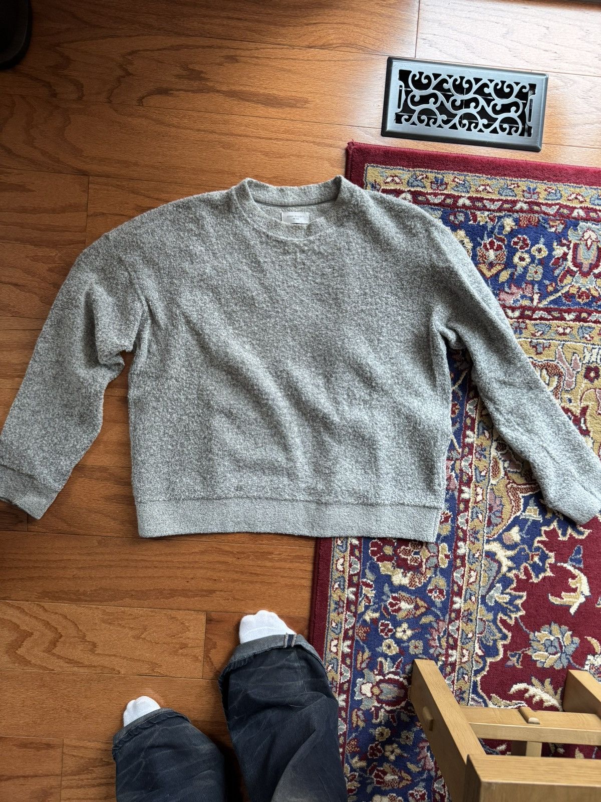 John Elliott Grey Pilled Sweater (SS19) Size US M / EU 48-50 / 2 - 1 Thumbnail