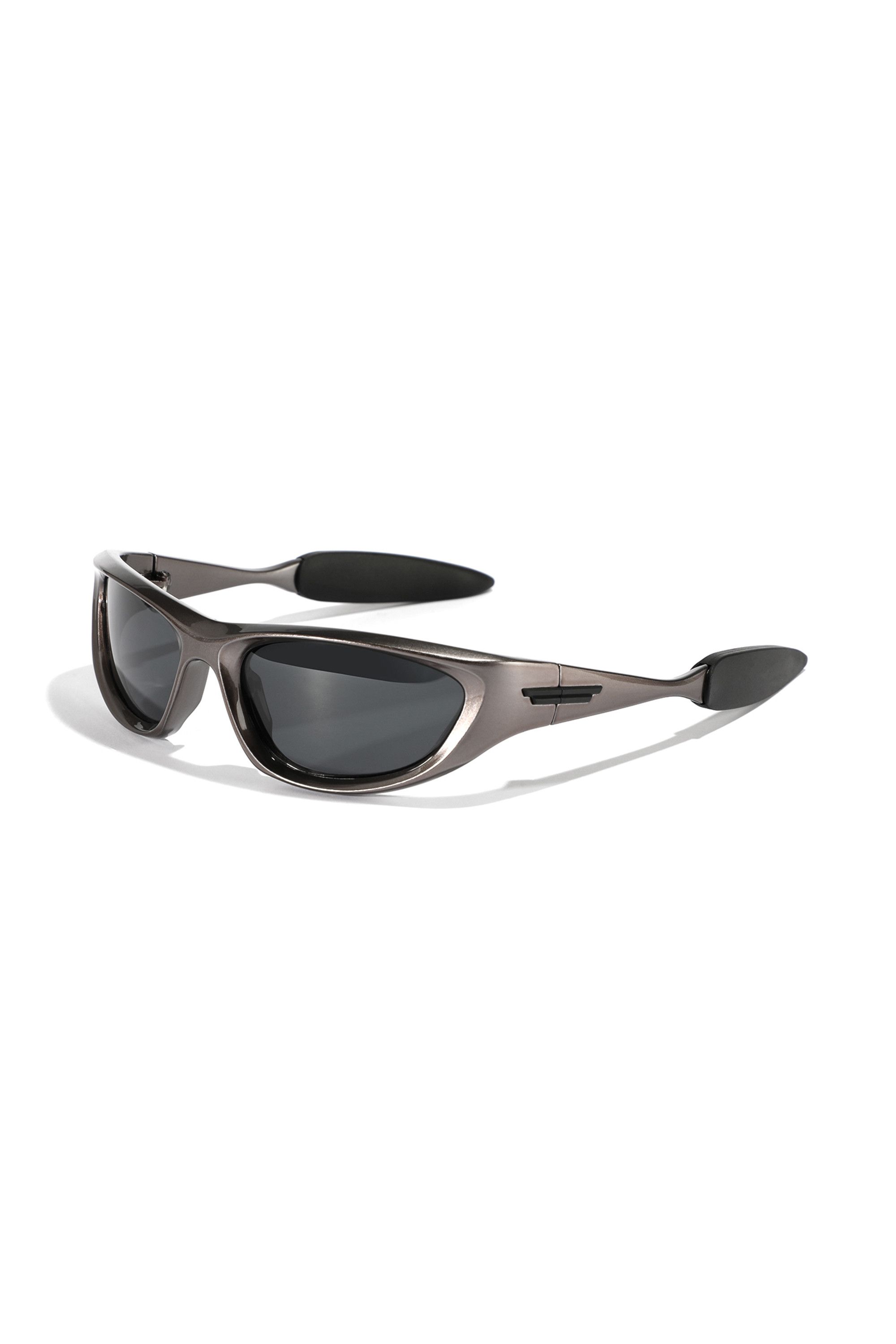 Japanese Brand Cyberpunk Y2k Avant Garde Futuristic Gunmetal Sunglasses OS Size ONE SIZE - 1 Thumbnail