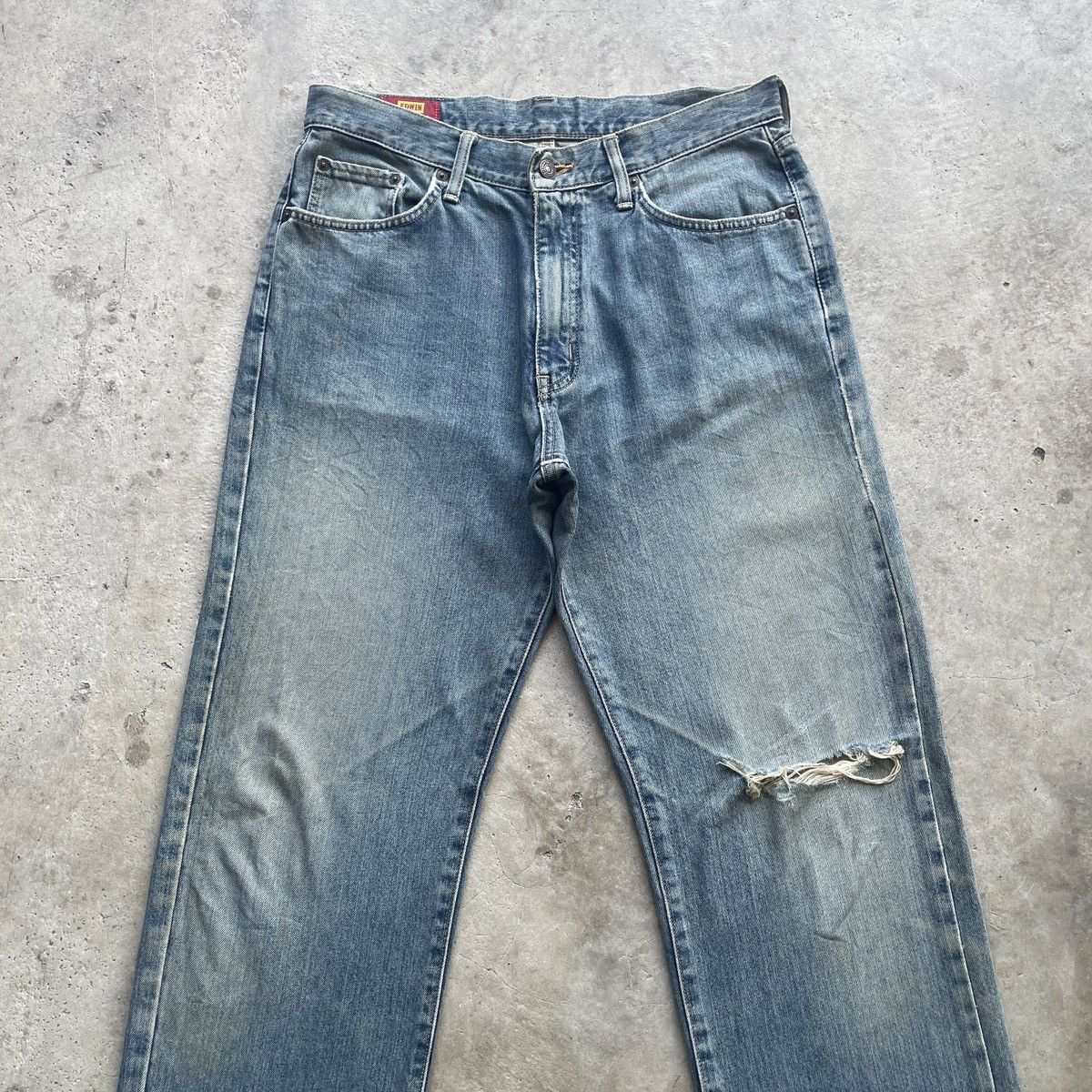 Edwin Vintage Edwin 604 US Classic Jeans Distressed Faded Pants Size US 32 / EU 48 - 3 Thumbnail